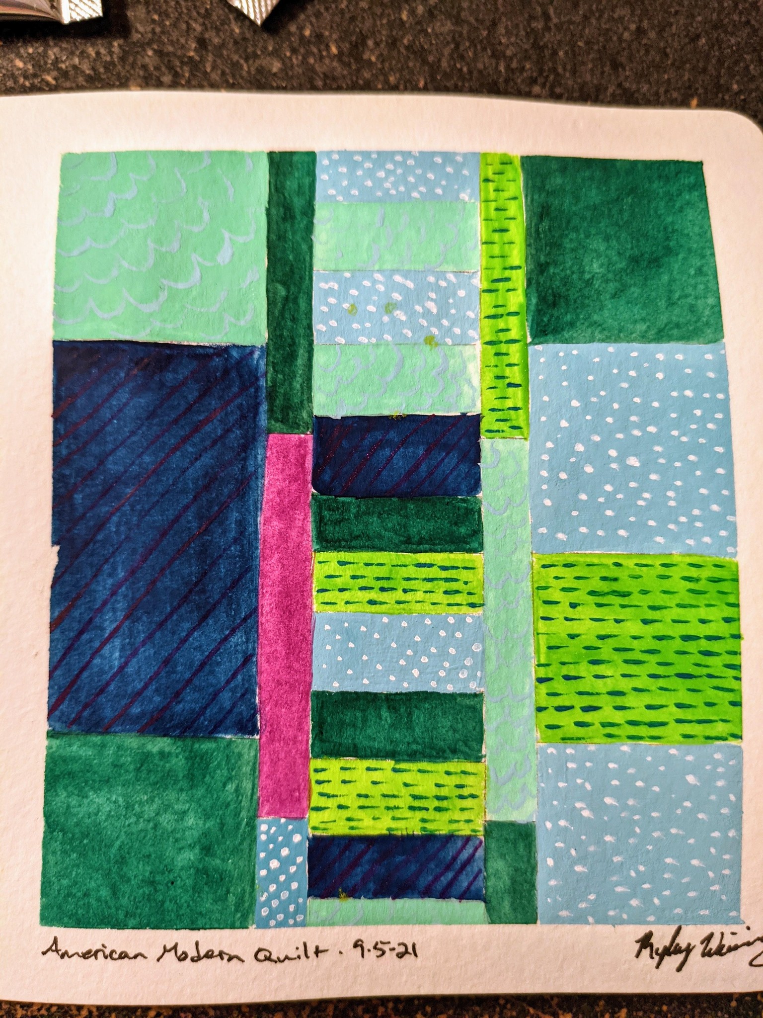 Gouache study - image 2 - student project