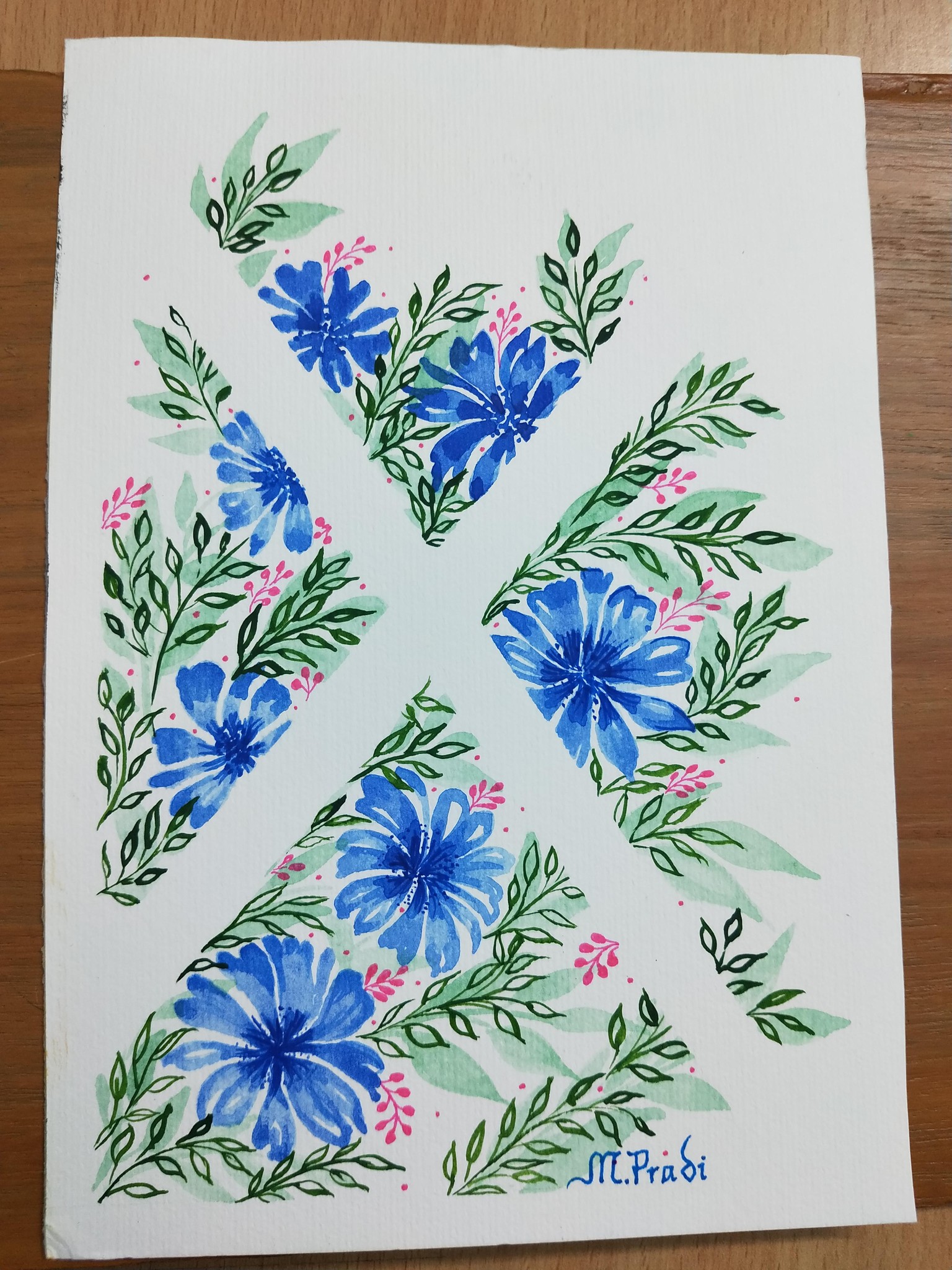 Pradi's Simple Floral Design - image 1 - student project