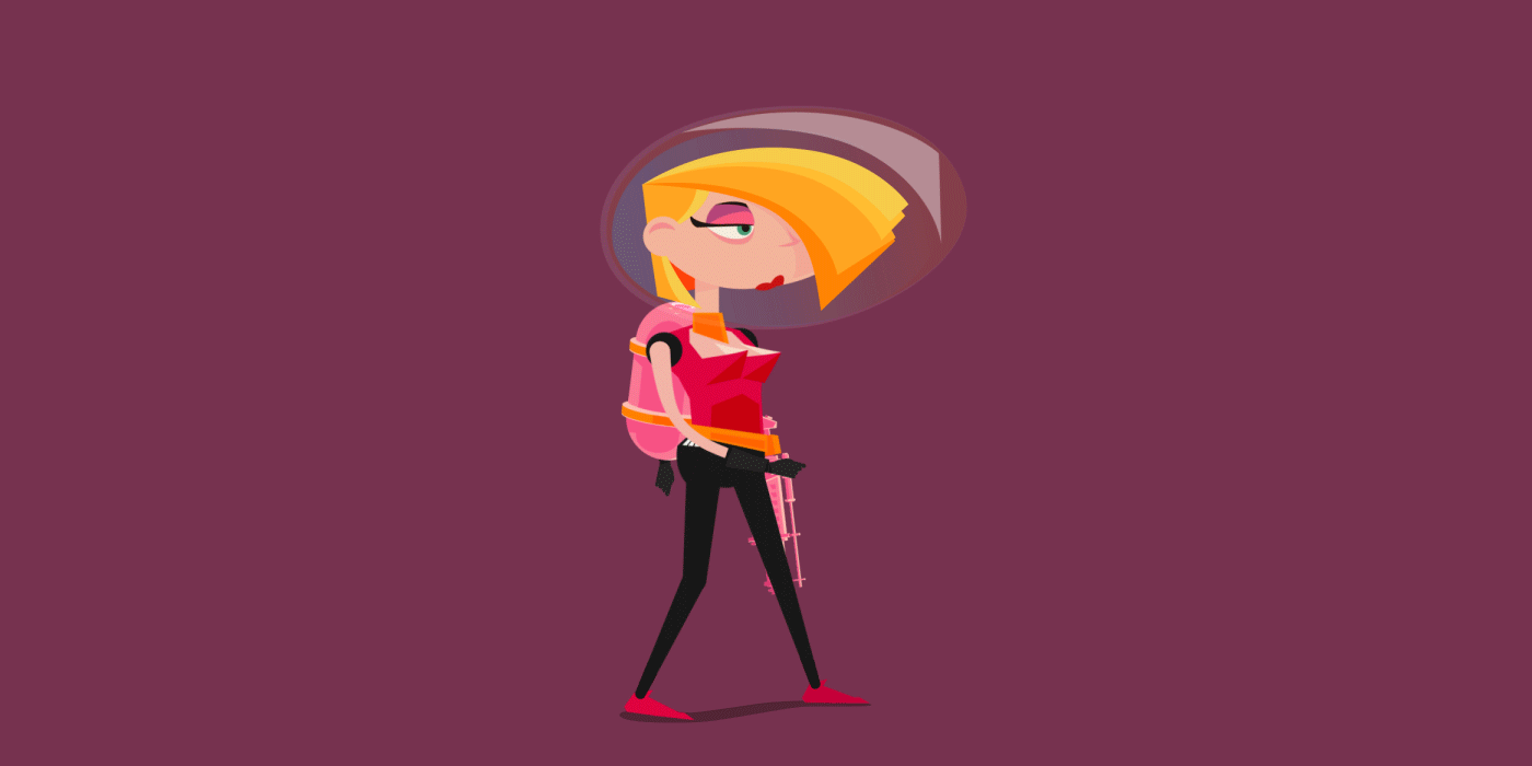 Sophia _ run cycle - image 1 - student project