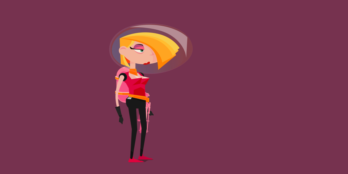 Sophia _ run cycle - image 4 - student project