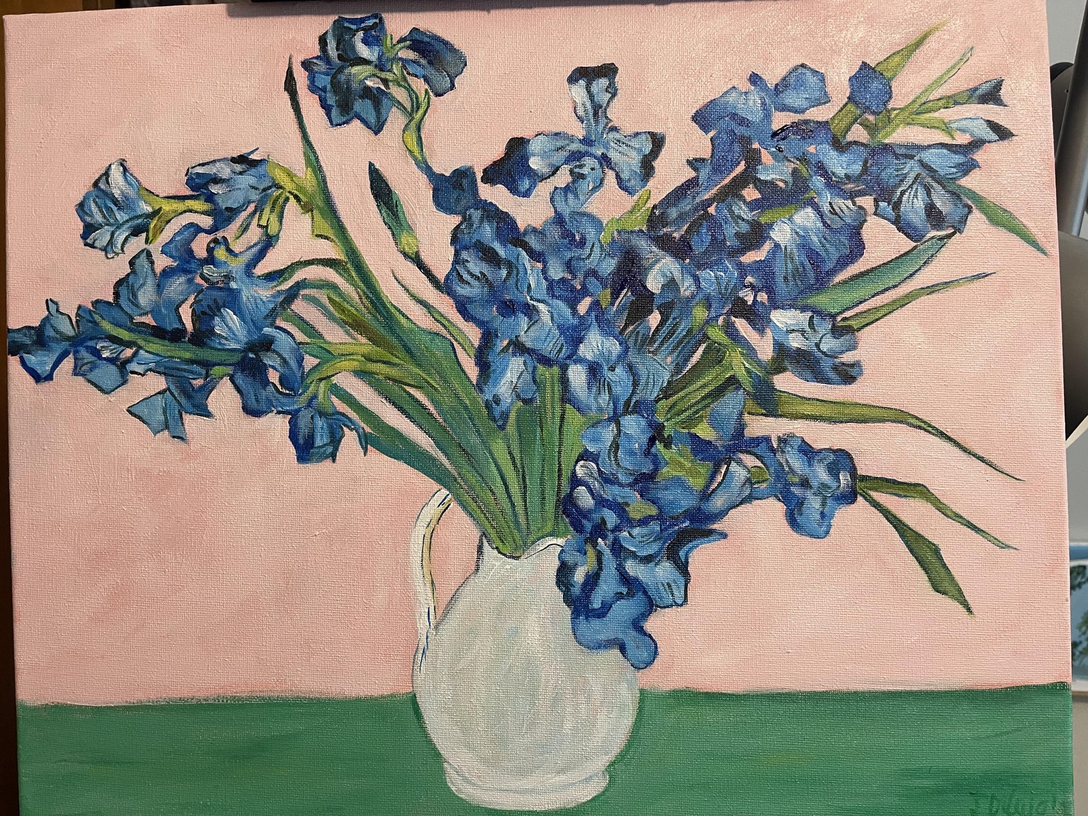 My VanGogh Iris rendition - image 1 - student project