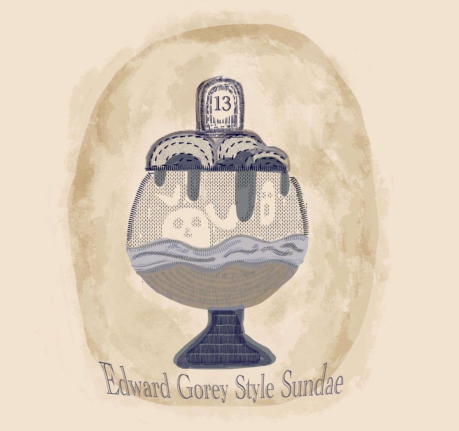 Master Studies: Lisa Congdon, Edward Gorey - image 3 - student project