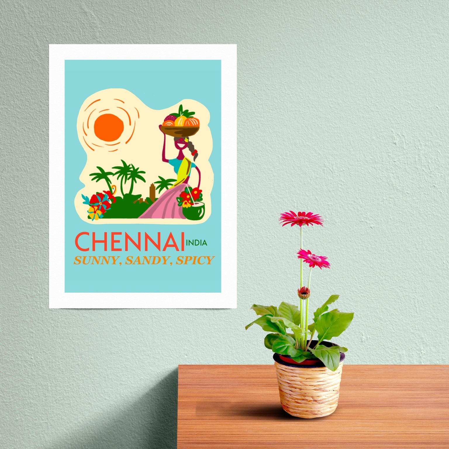 Retro Travel to India Posters - image 7 - student project