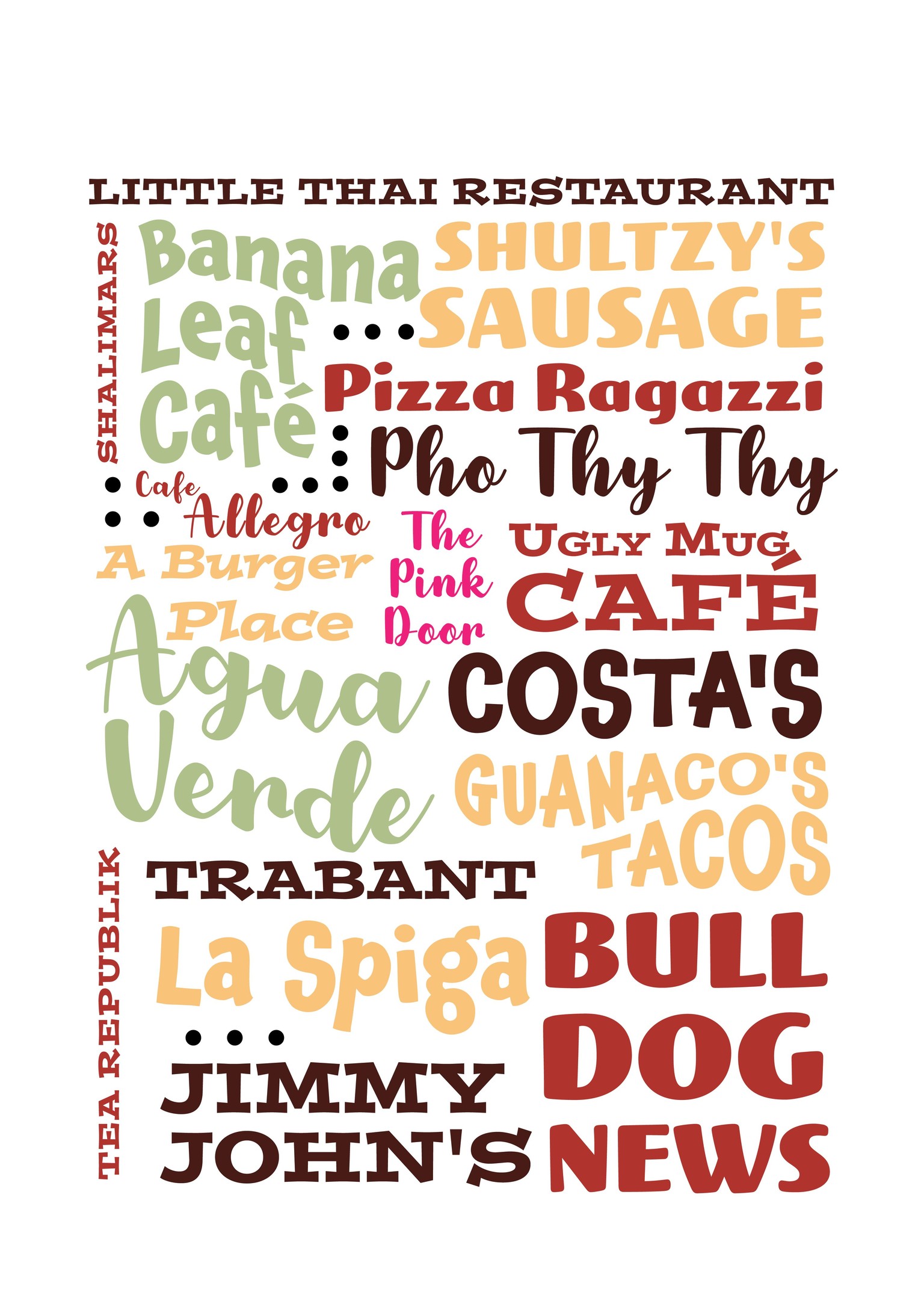 Best Places to Eat Poster - image 3 - student project