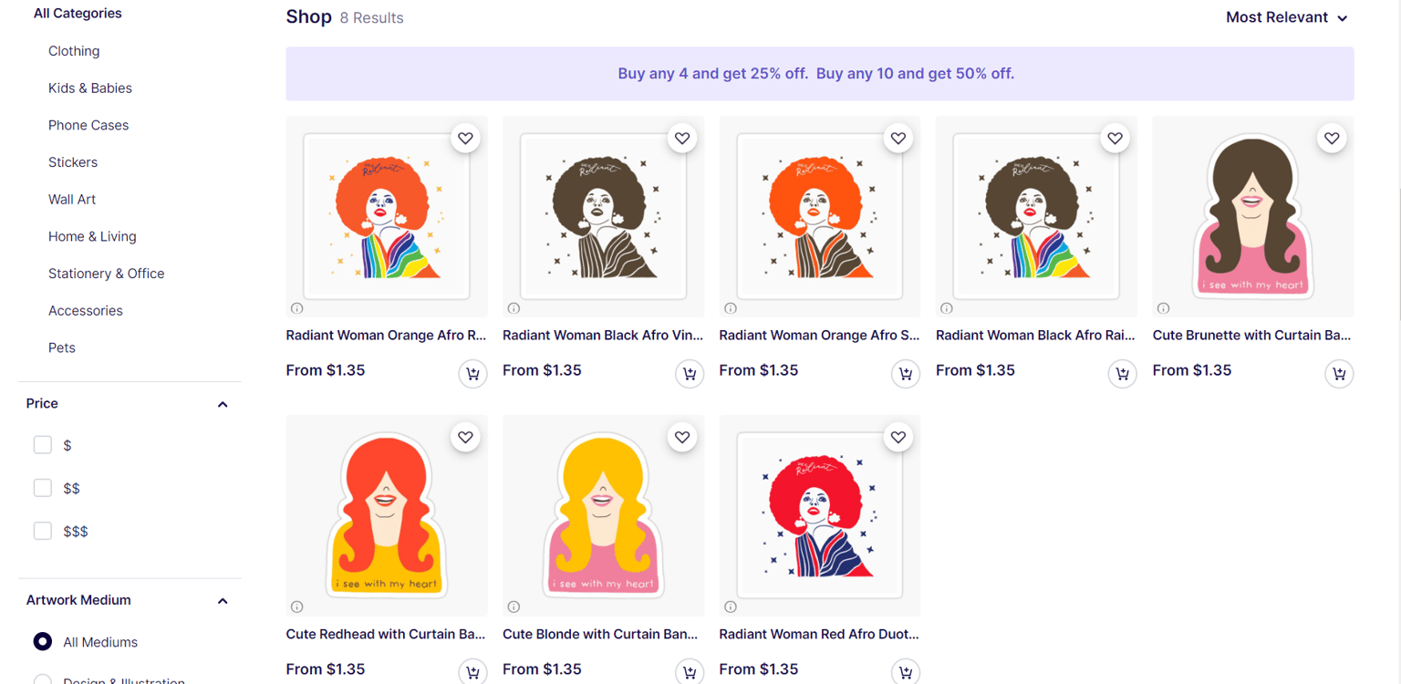 My Redbubble Shop - image 3 - student project