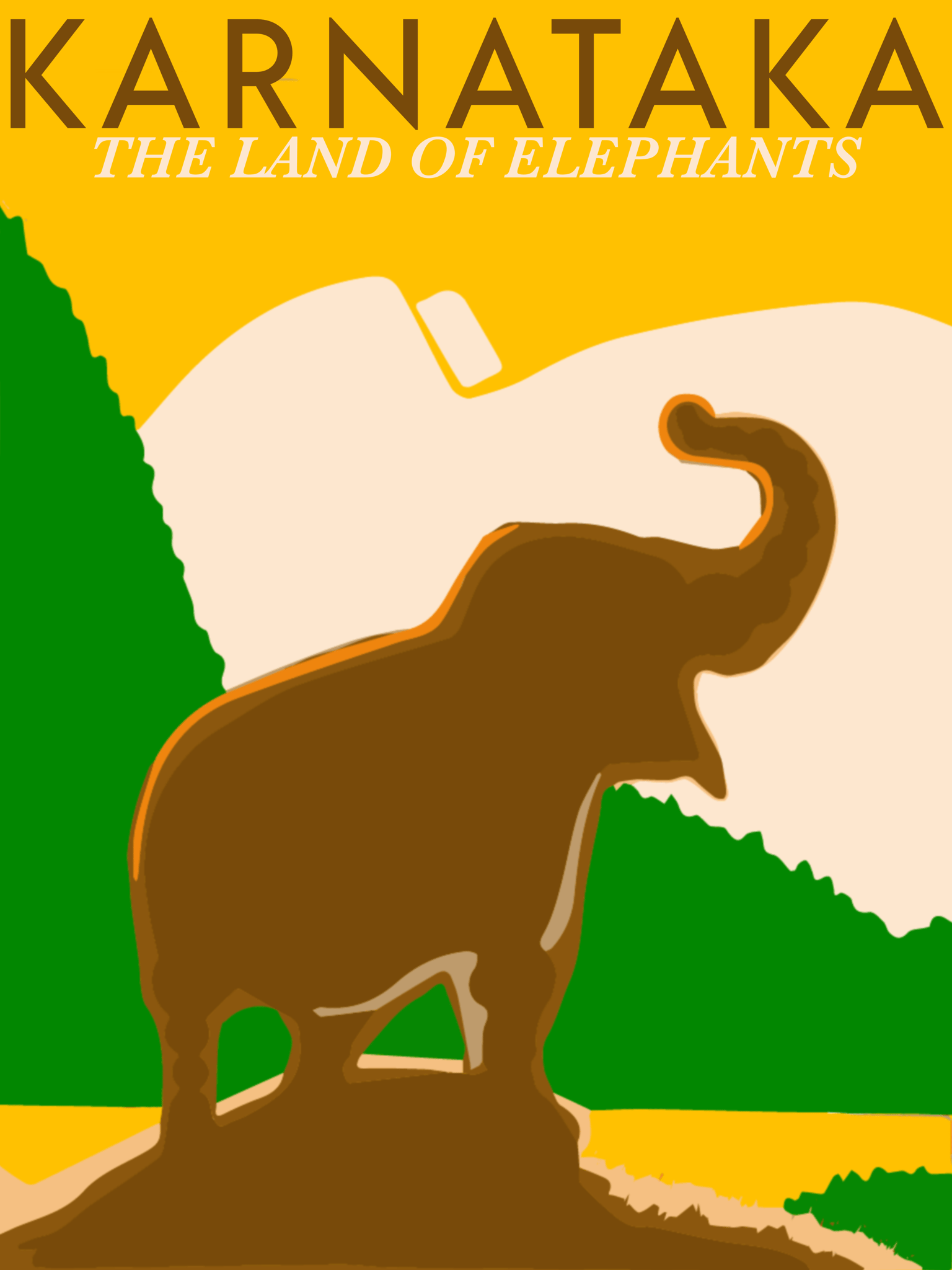 Retro Travel to India Posters - image 3 - student project