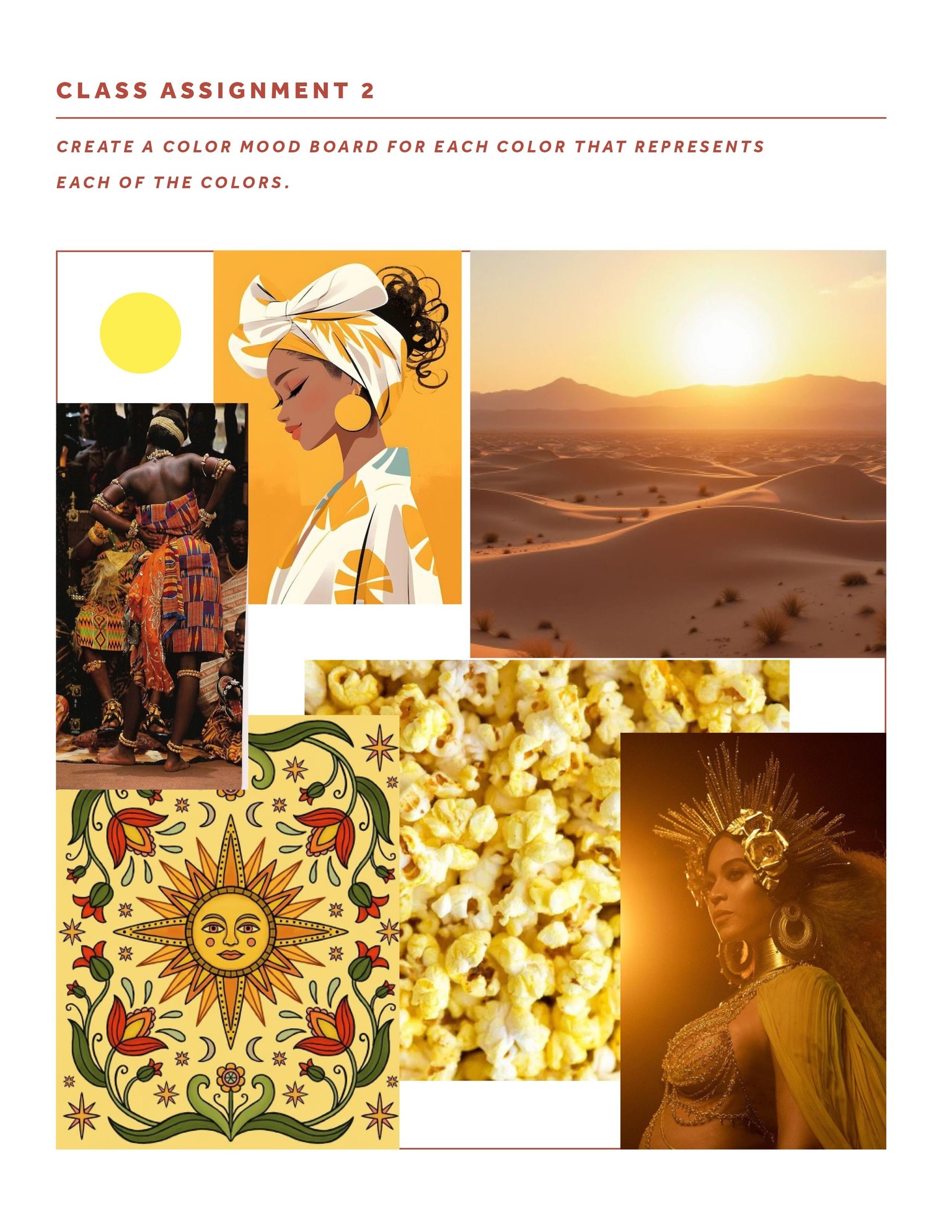 Color & Brand Design Moodboard - image 4 - student project