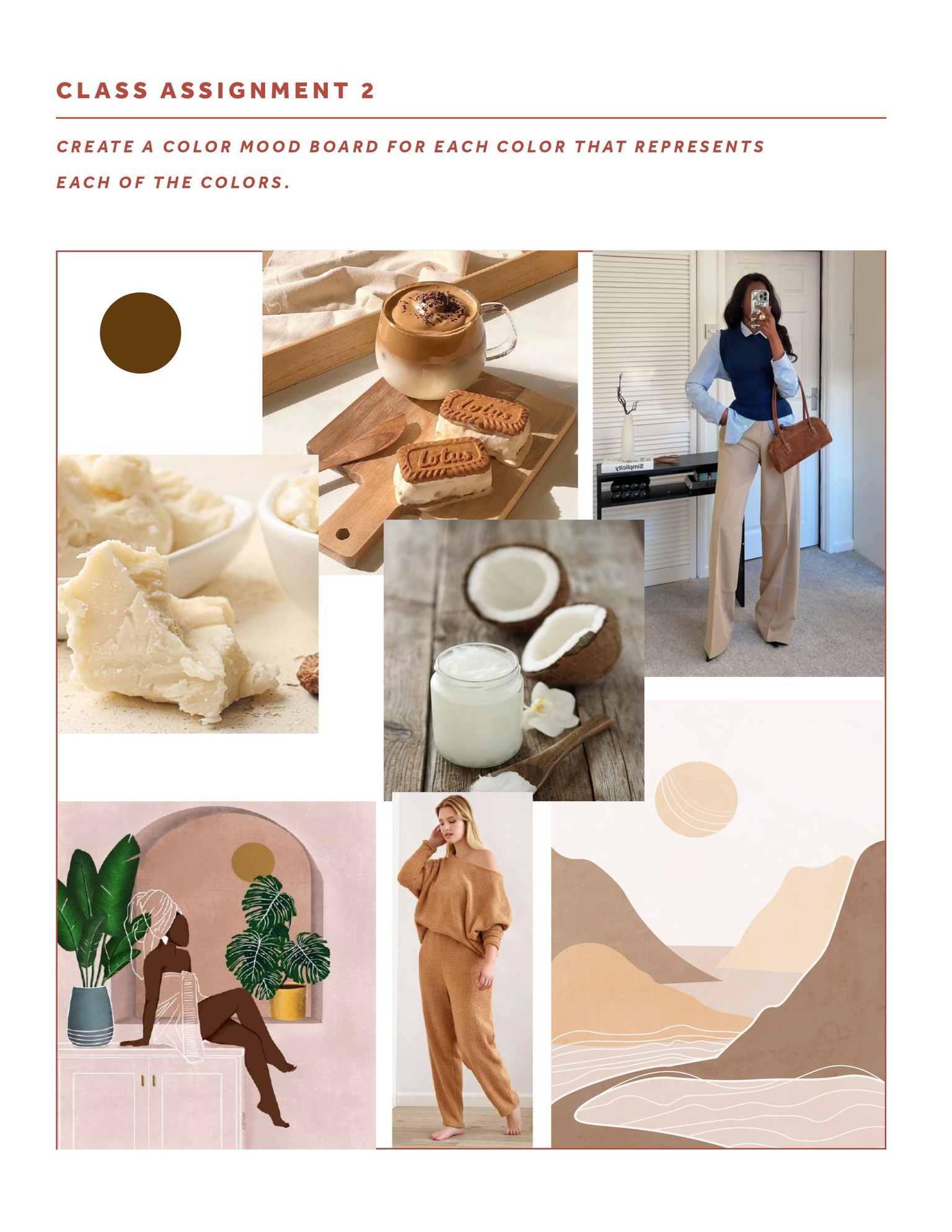 Color & Brand Design Moodboard - image 9 - student project