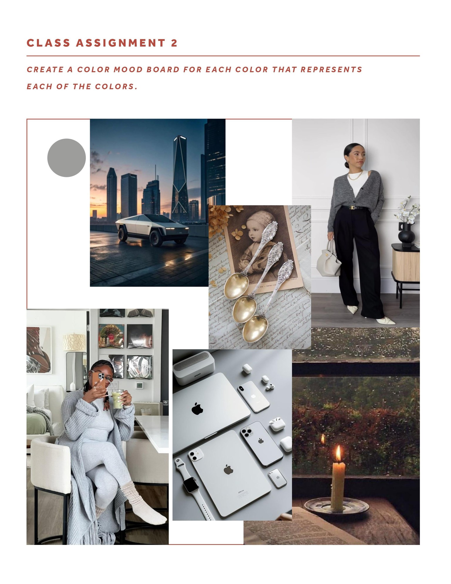 Color & Brand Design Moodboard - image 10 - student project
