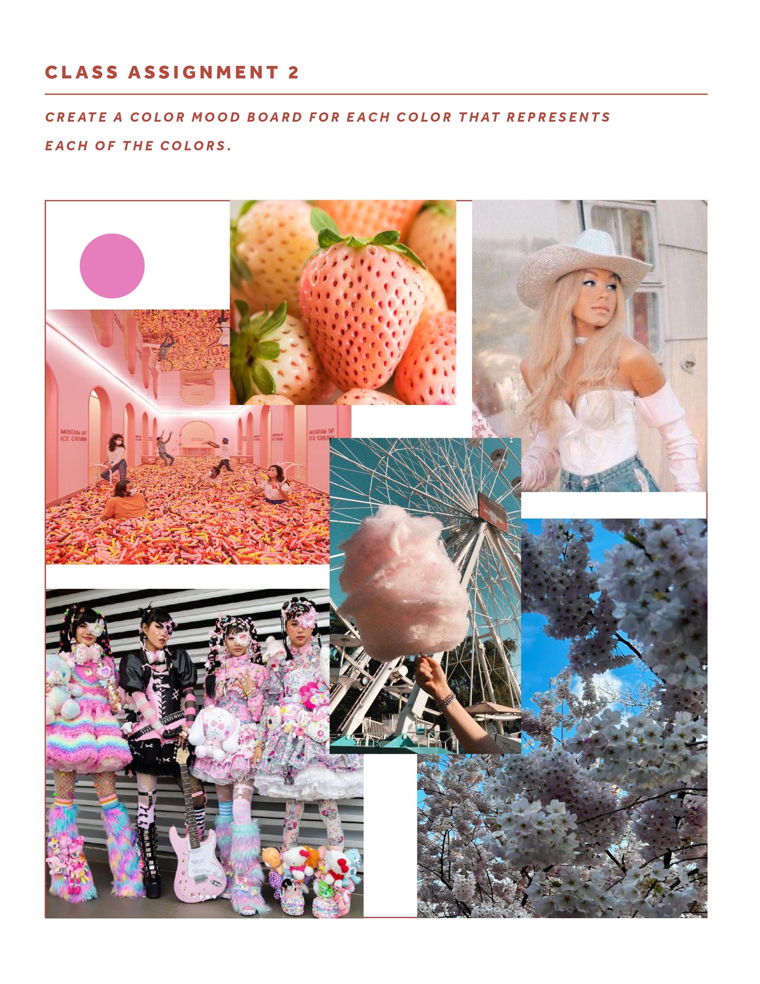 Color & Brand Design Moodboard - image 3 - student project
