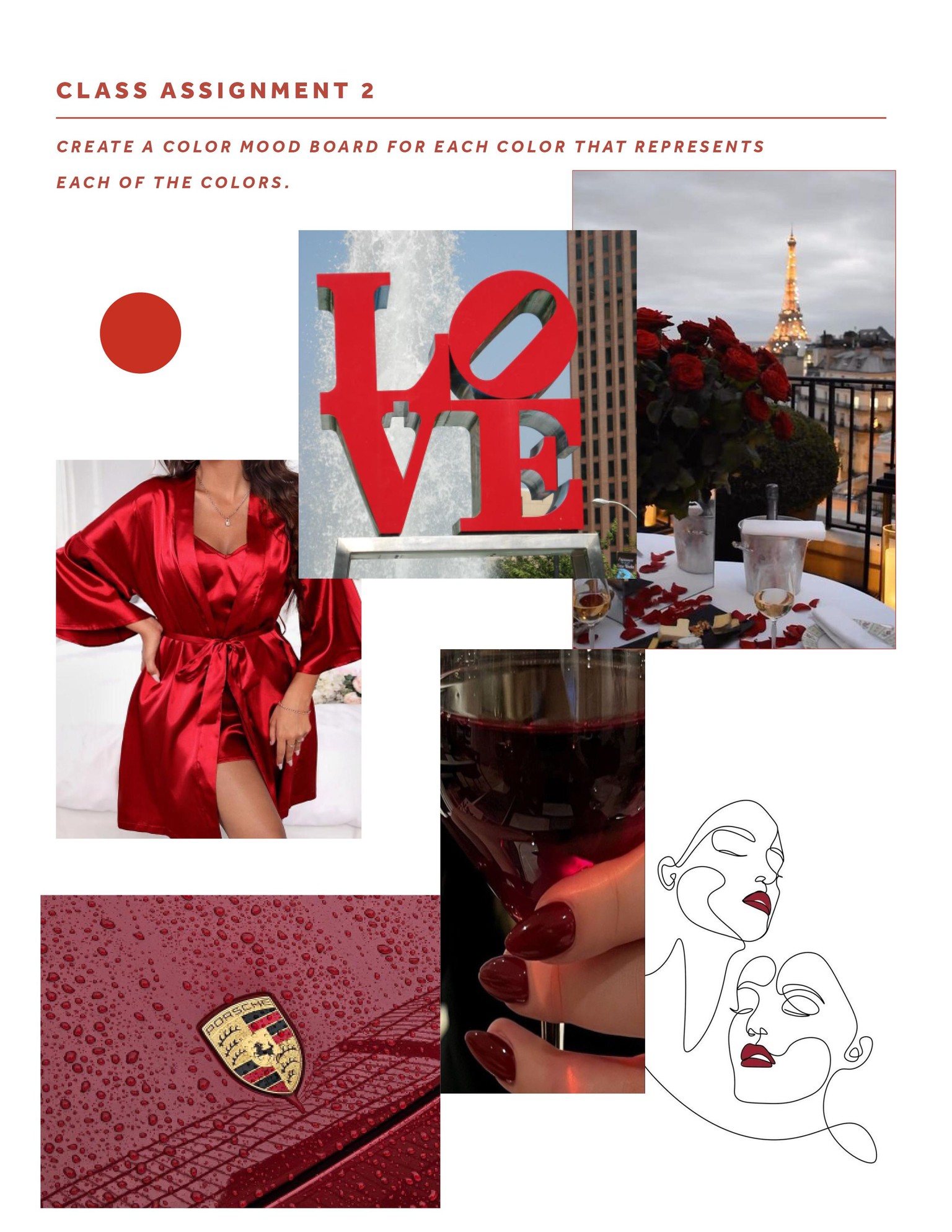 Color & Brand Design Moodboard - image 2 - student project