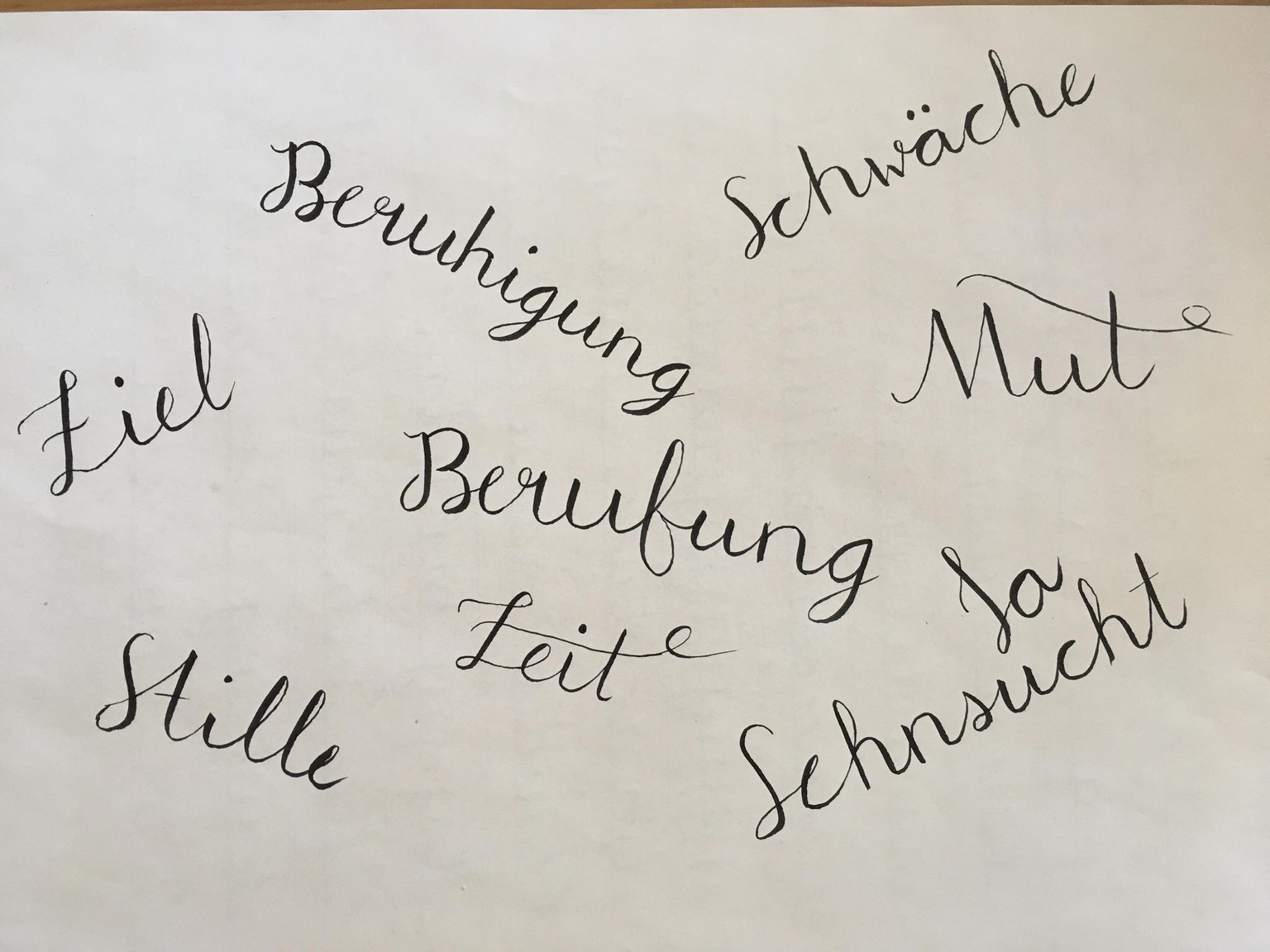 First time trying brush lettering - image 3 - student project