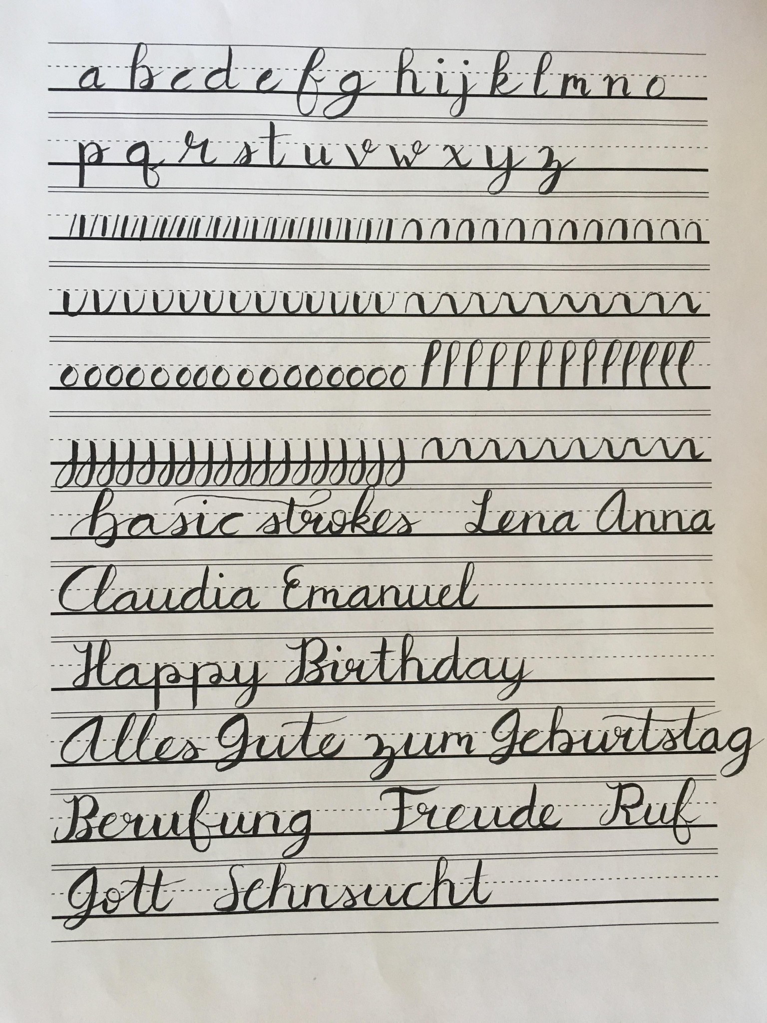 First time trying brush lettering - image 2 - student project