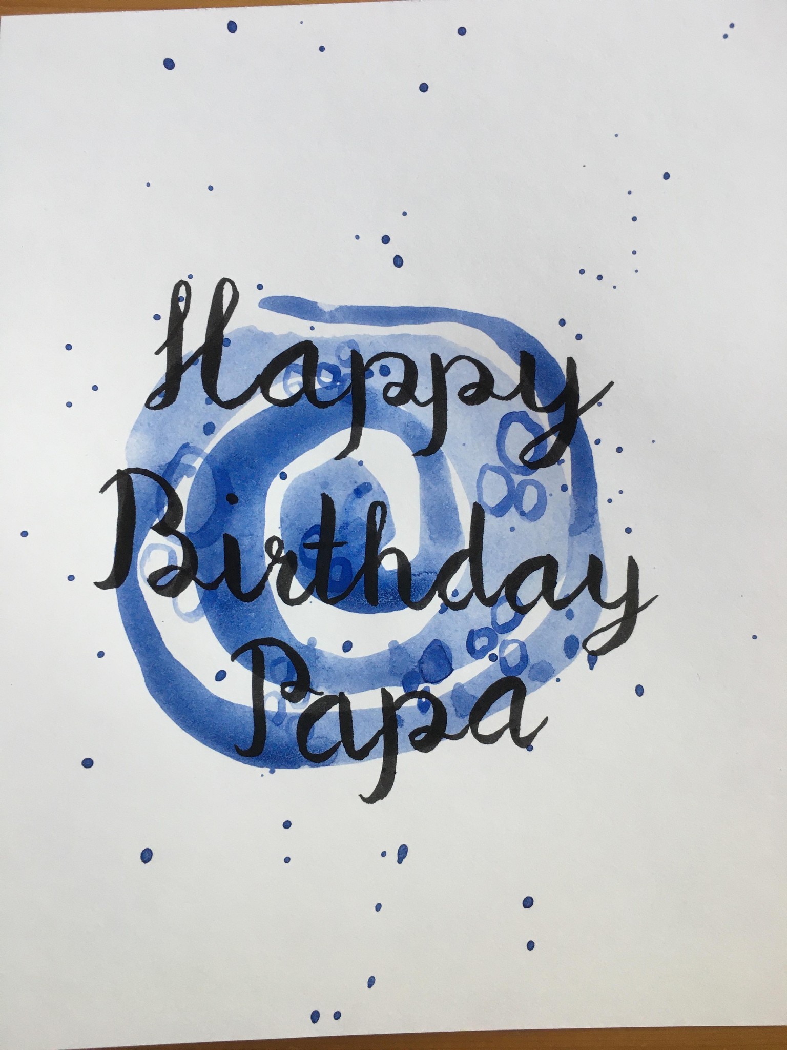 Watercolour birthday cards - image 1 - student project