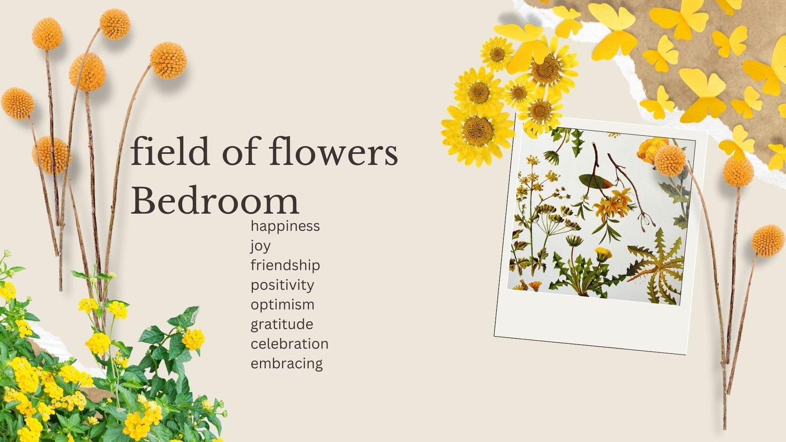 bedroom - a field of flowers and lounge room - a jungle retreat - image 1 - student project