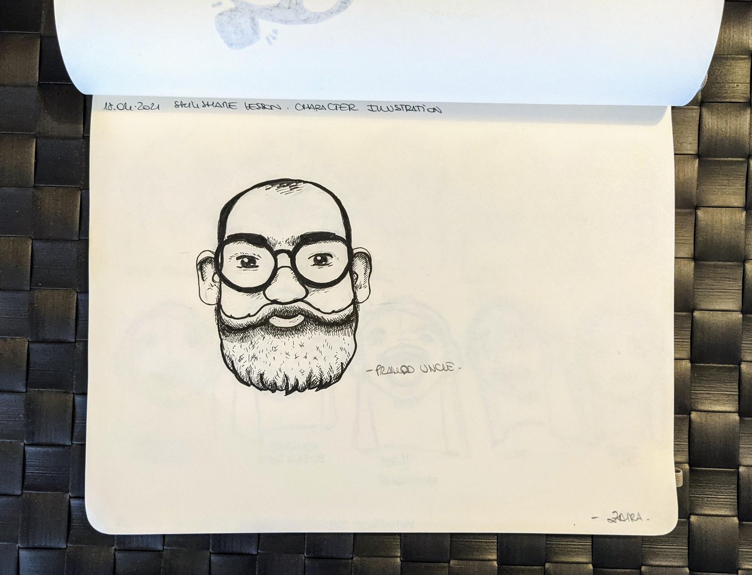 Character Illustration class - image 2 - student project