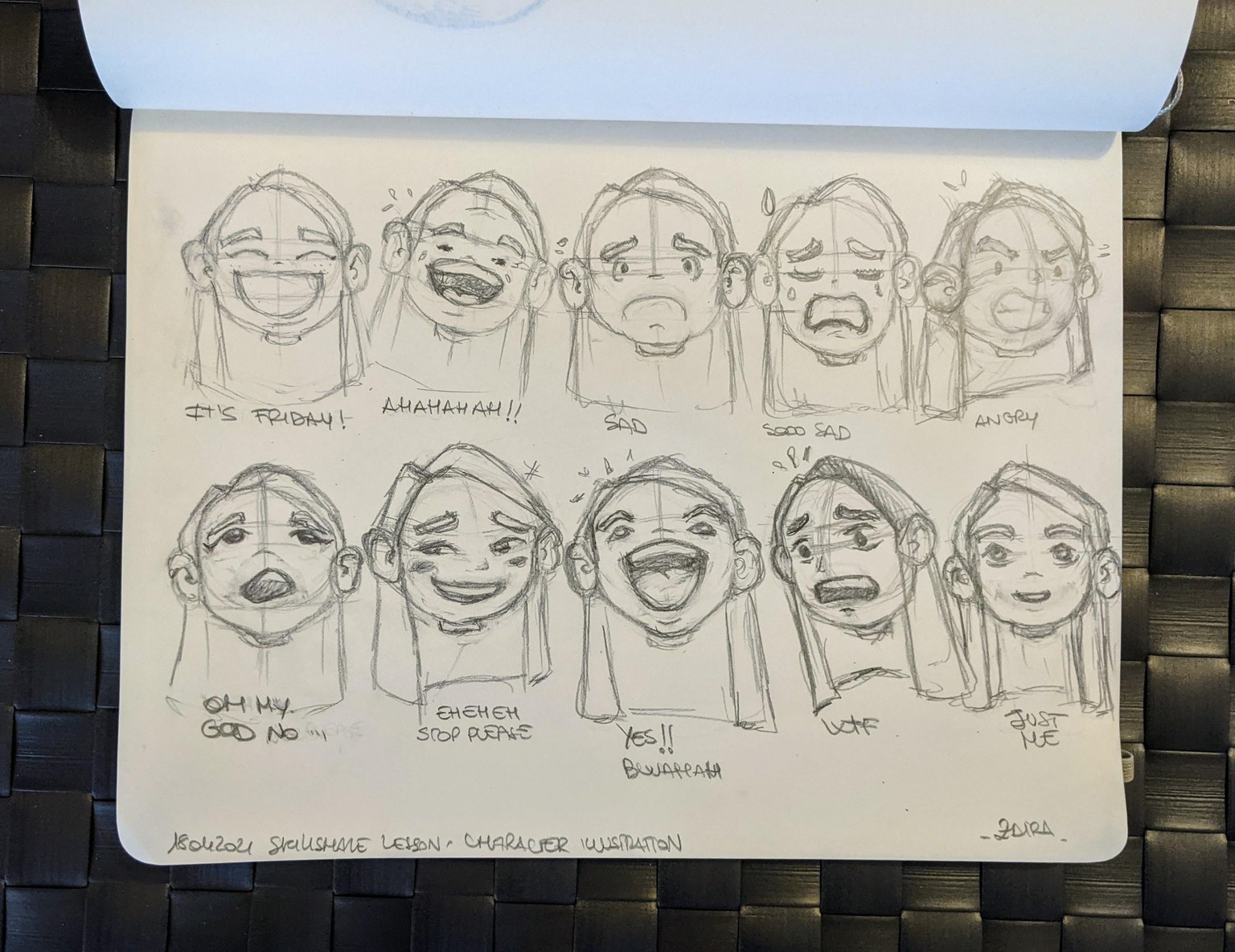 Character Illustration class - image 3 - student project