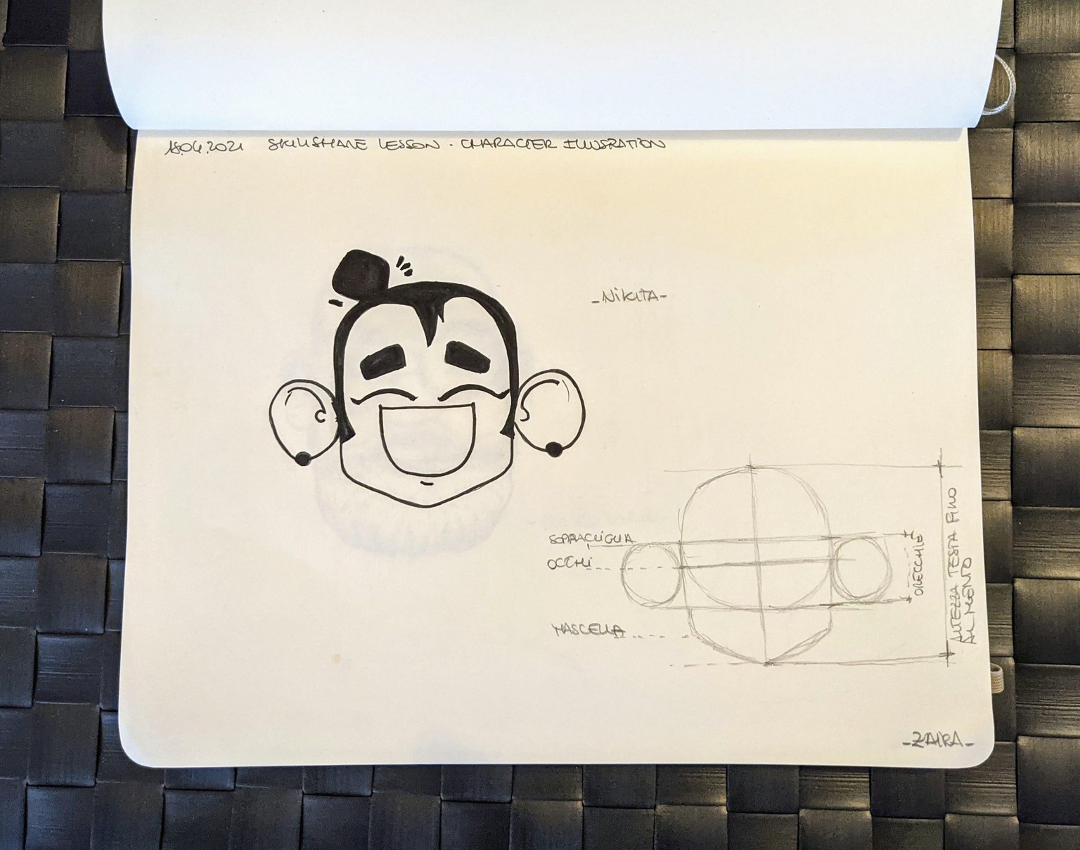 Character Illustration class - image 1 - student project