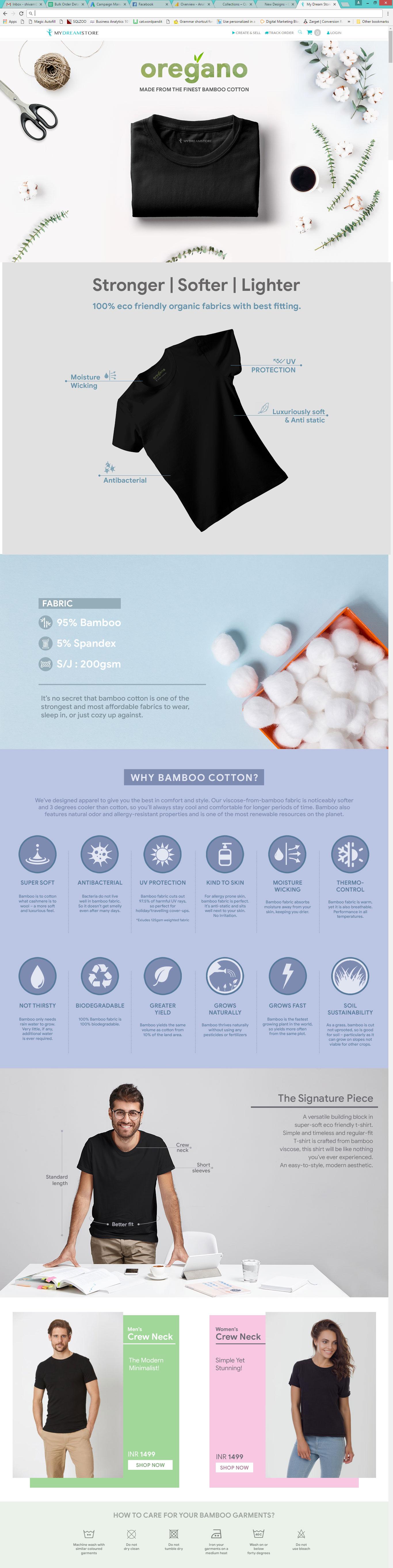 Landing Page Design - image 1 - student project