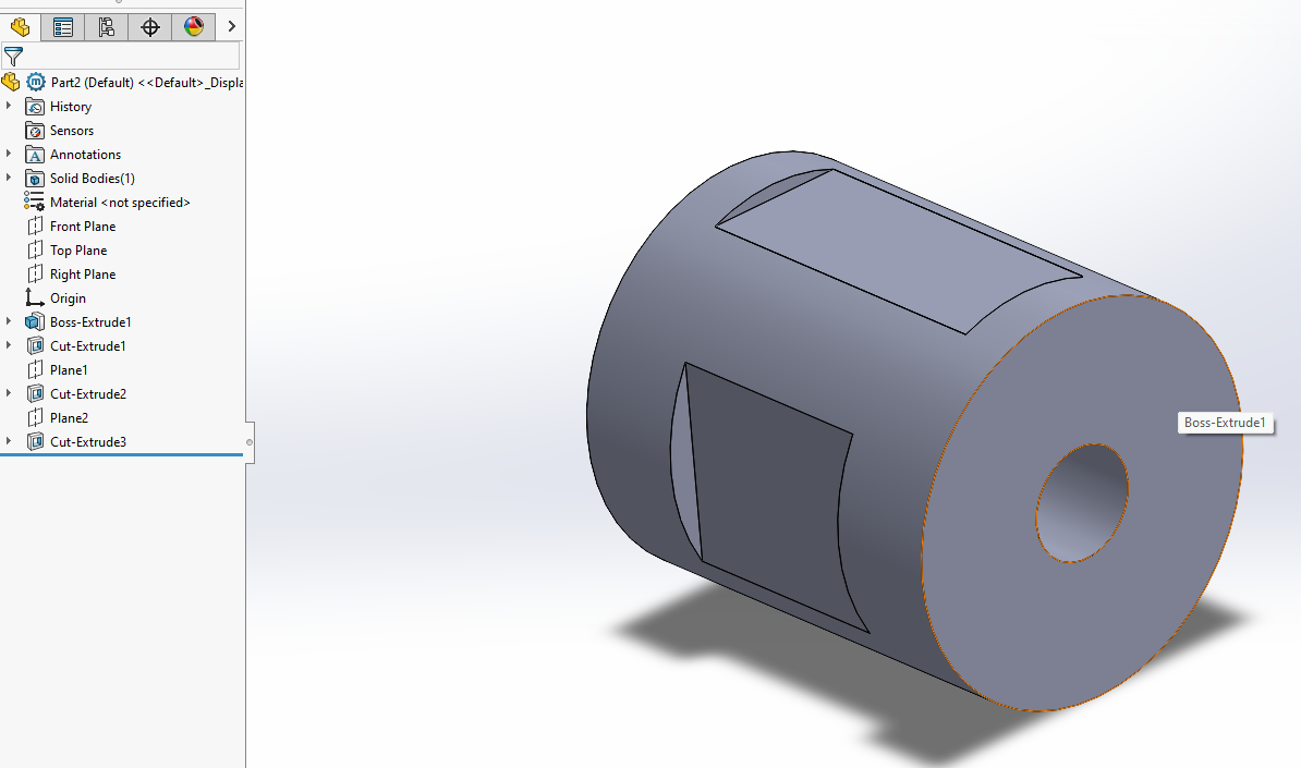 Solidworks lesson 4 project 1 & 2 - image 2 - student project