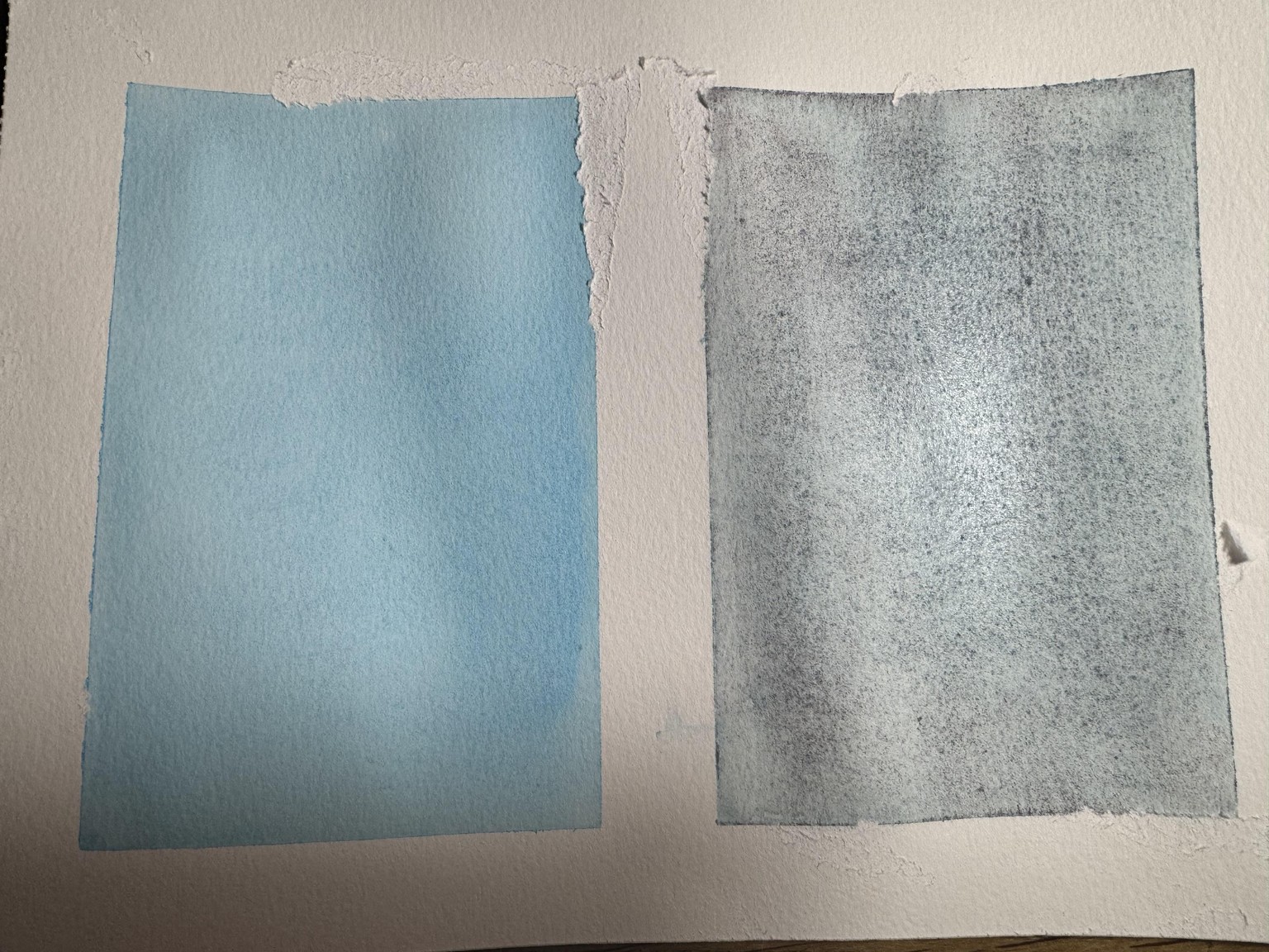 Practice watercolour paper that hates even dulled masking tape - image 1 - student project