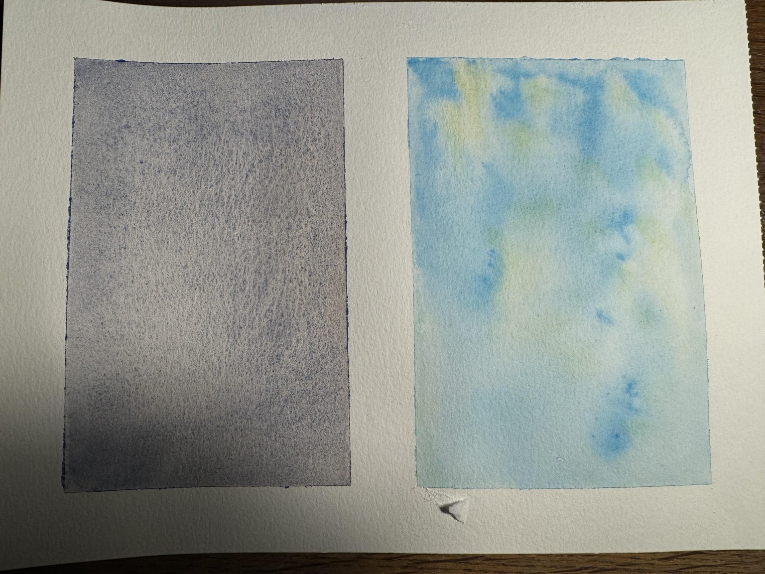 Practice watercolour paper that hates even dulled masking tape - image 2 - student project