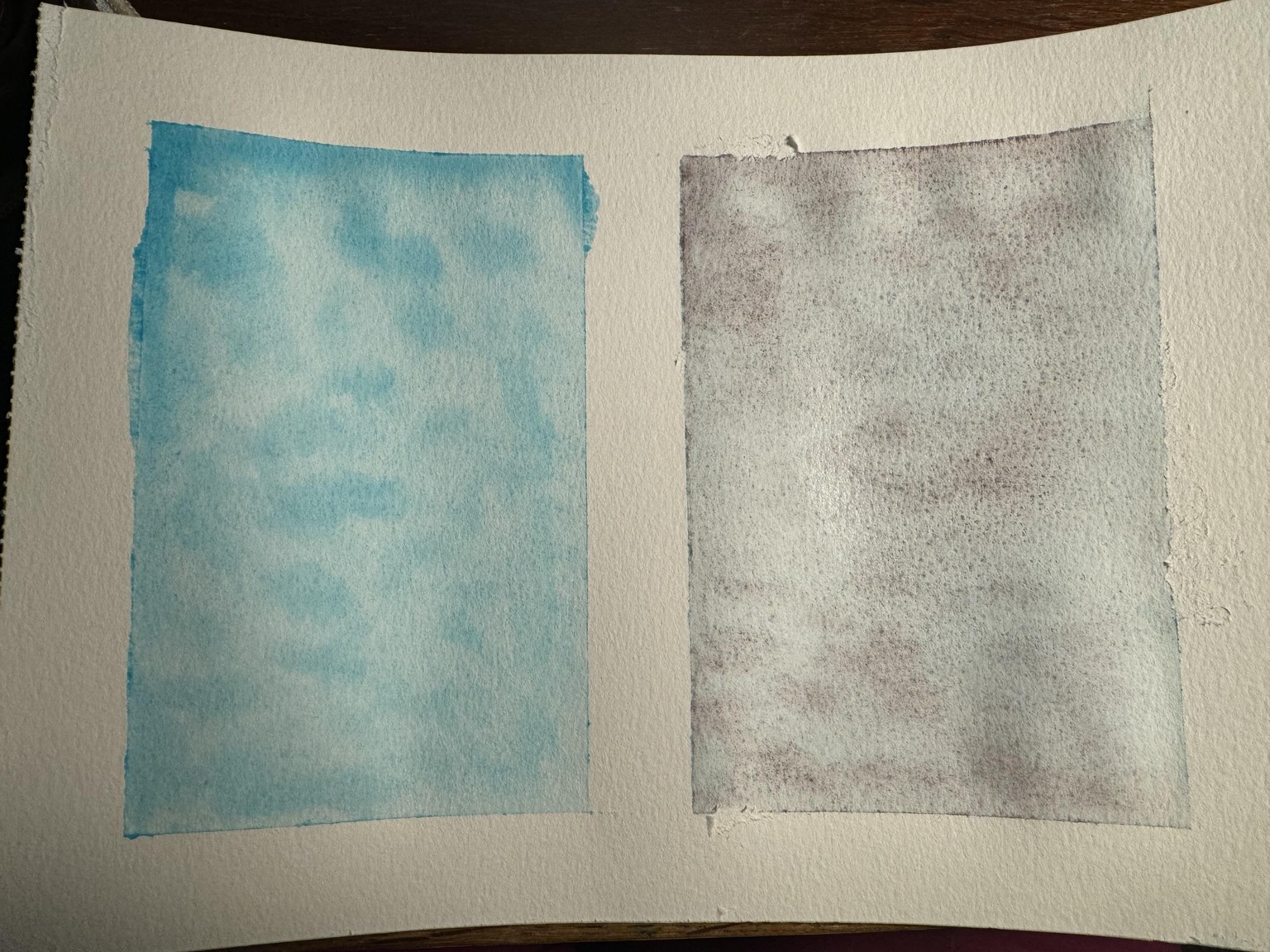 Practice watercolour paper that hates even dulled masking tape - image 3 - student project