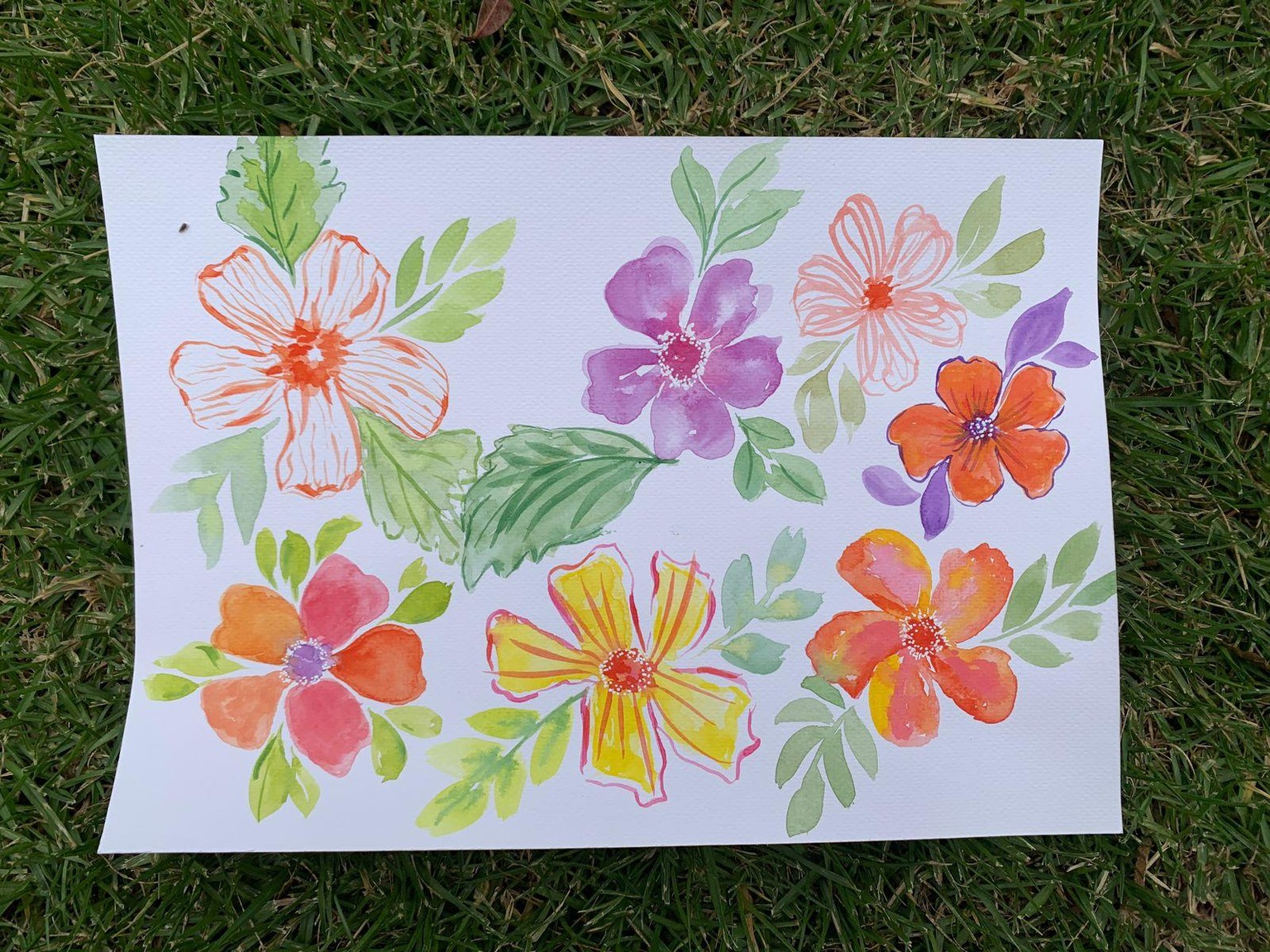 Exploring Different Painting Styles of Flowers - image 1 - student project