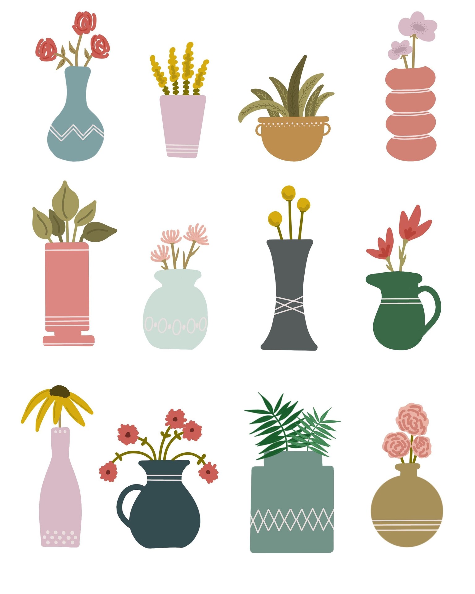 Workshop project: vases and flowers - image 1 - student project