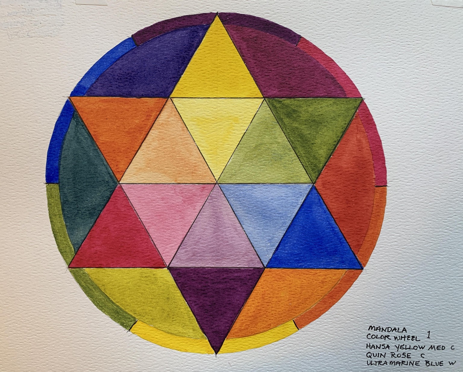 Mandala Color Wheels - What Fun! - image 1 - student project
