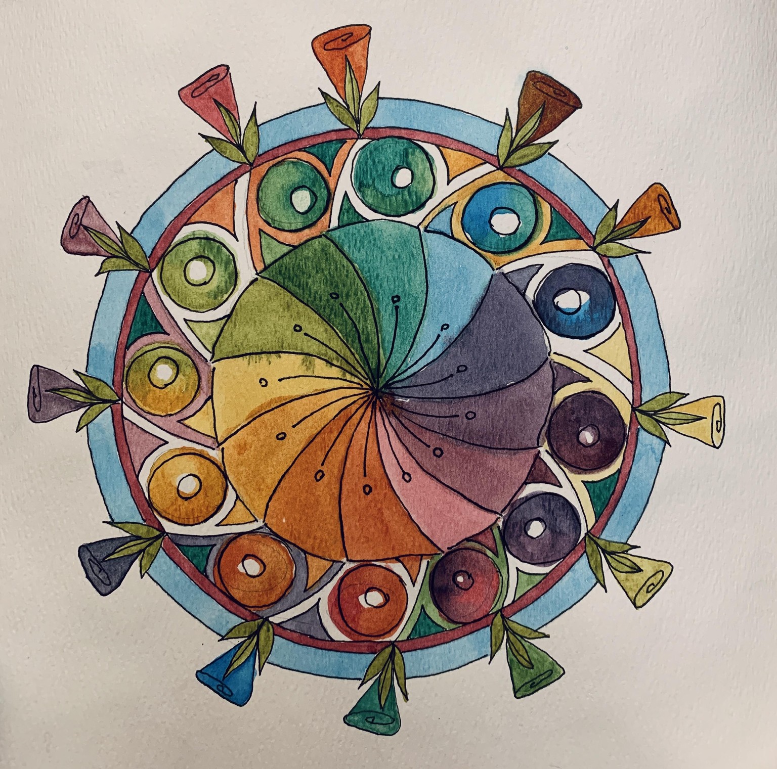 Flower Petal Mandalas - image 5 - student project