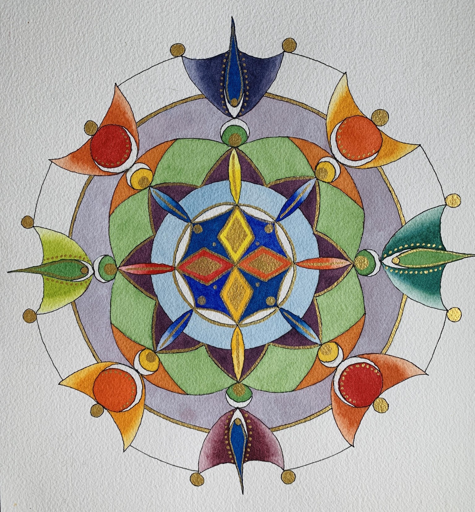 Complex Flower Petal Mandalas - Part 3 - image 9 - student project