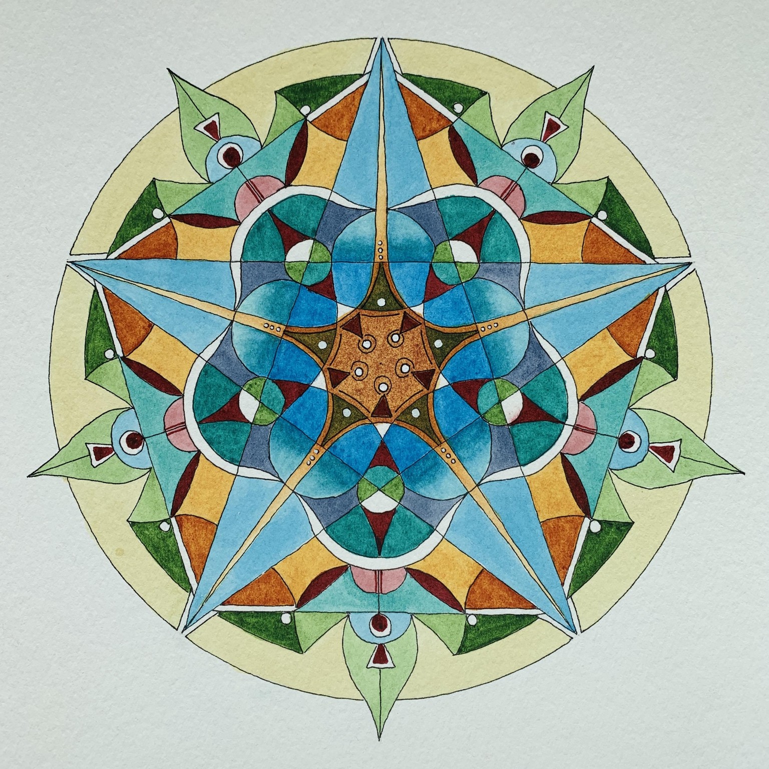Pentagram Mandalas - image 4 - student project