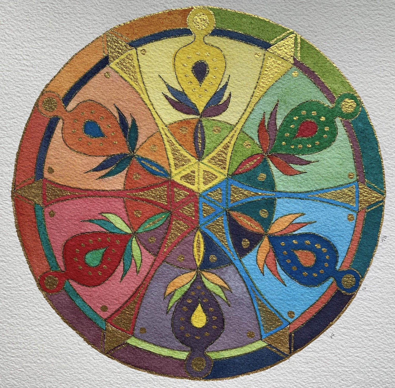 Flower Petal Mandalas - image 3 - student project