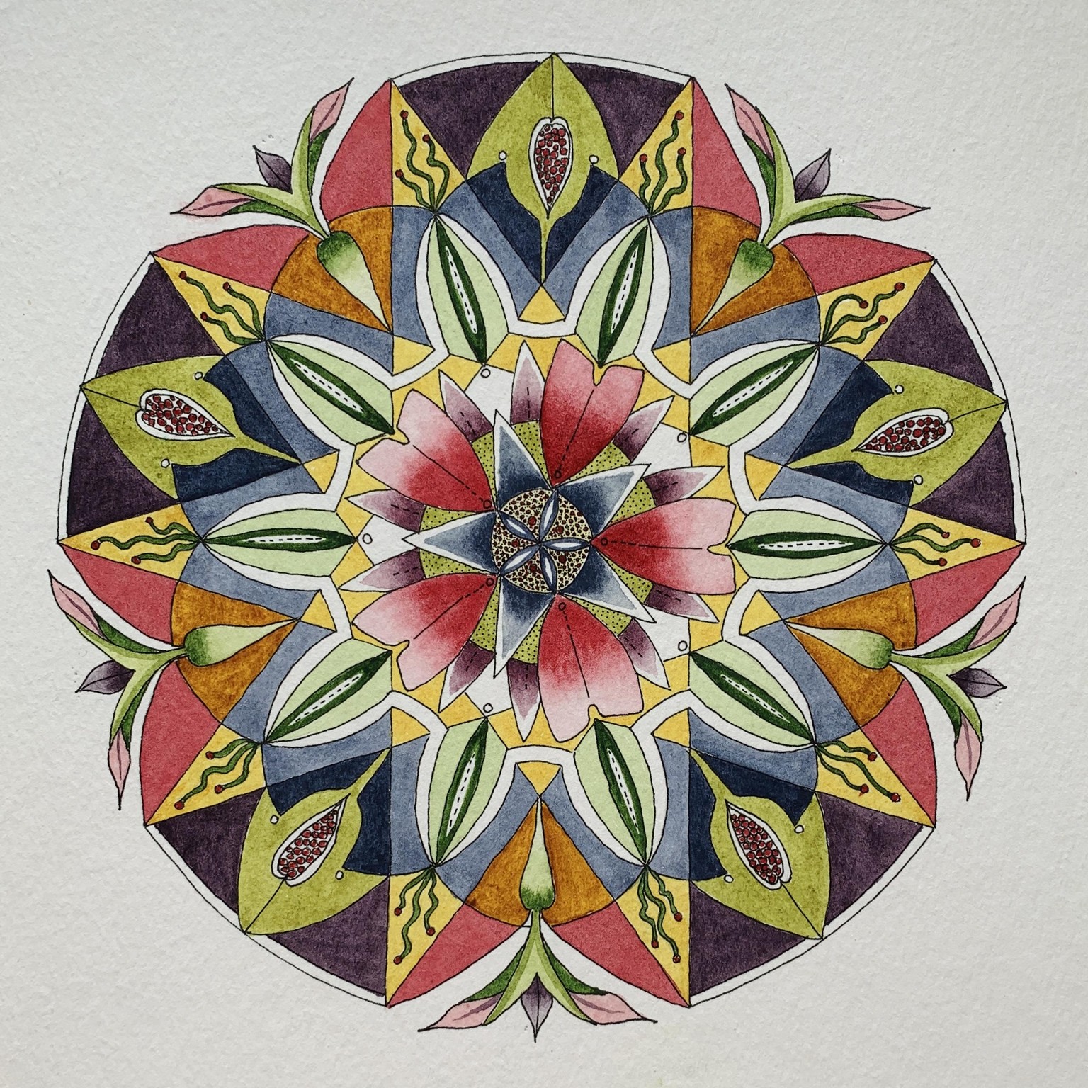 Pentagram Mandalas - image 2 - student project