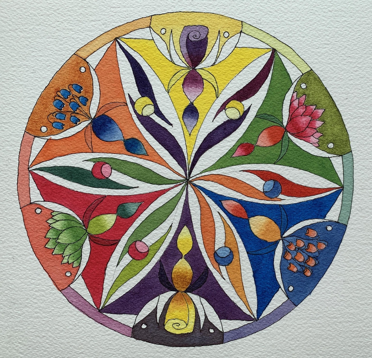 Complex Flower Petal Mandalas - Part 3 - image 8 - student project