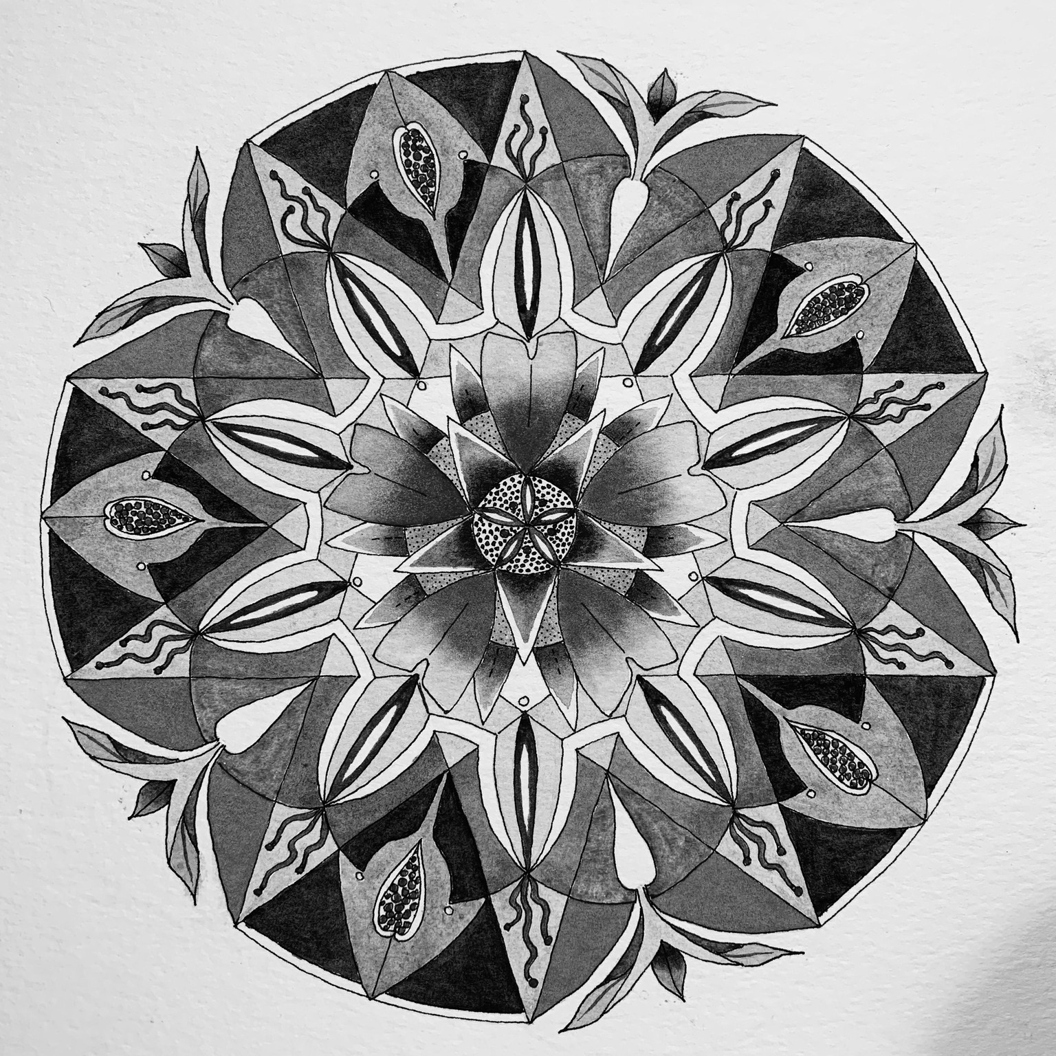 Pentagram Mandalas - image 3 - student project