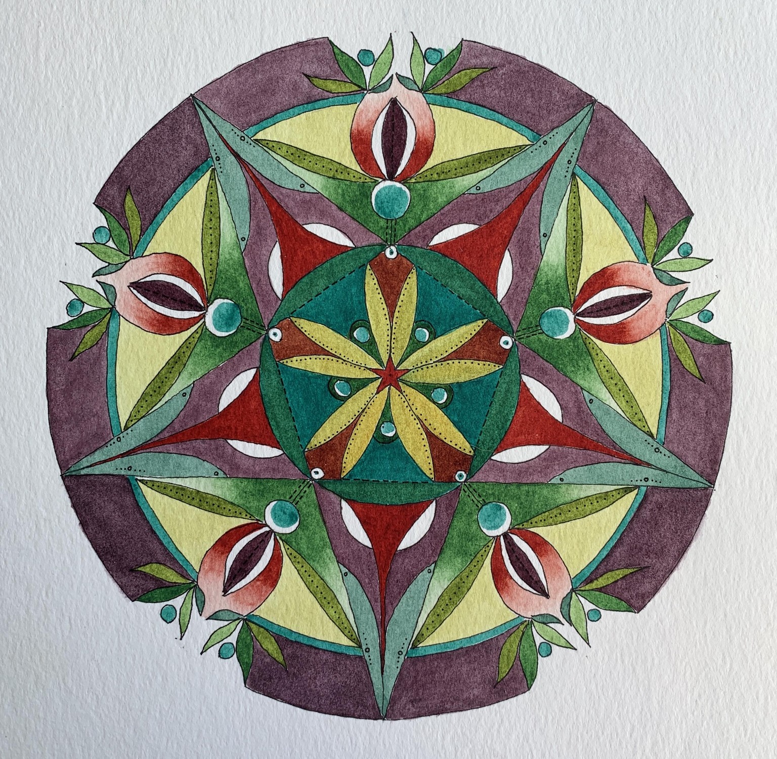 Pentagram Mandalas - image 6 - student project
