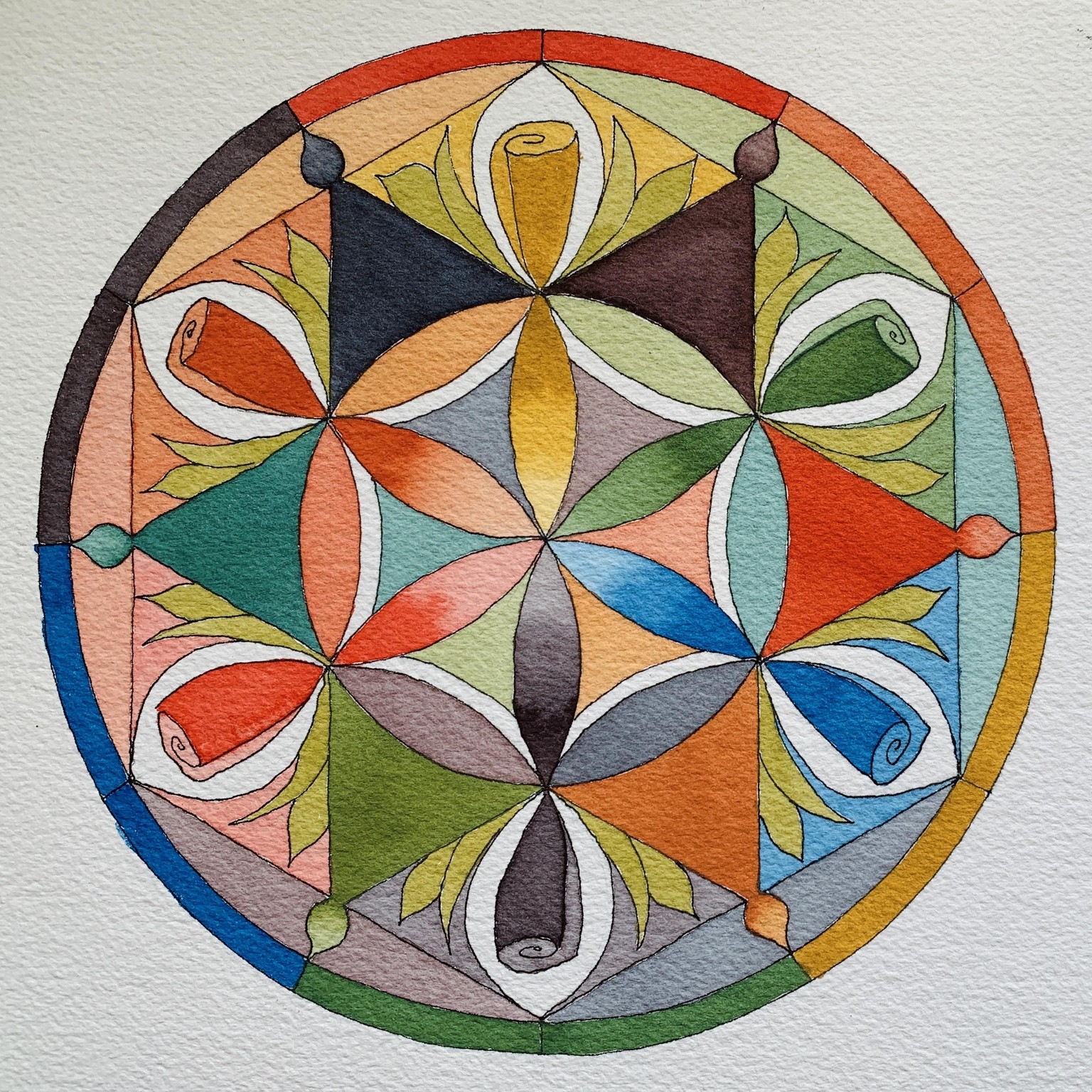 Flower Petal Mandalas - image 6 - student project