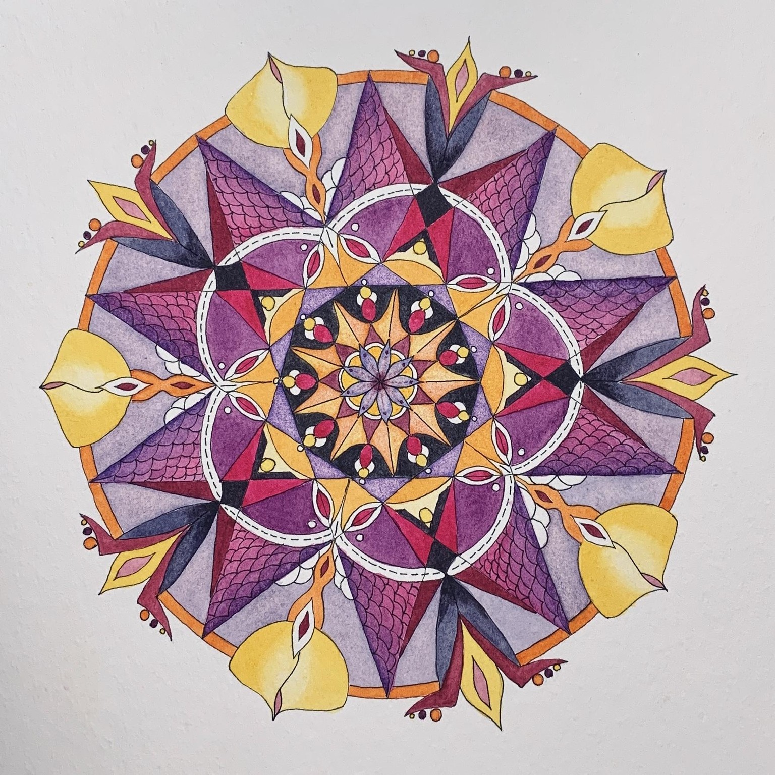 Pentagram Mandalas - image 1 - student project
