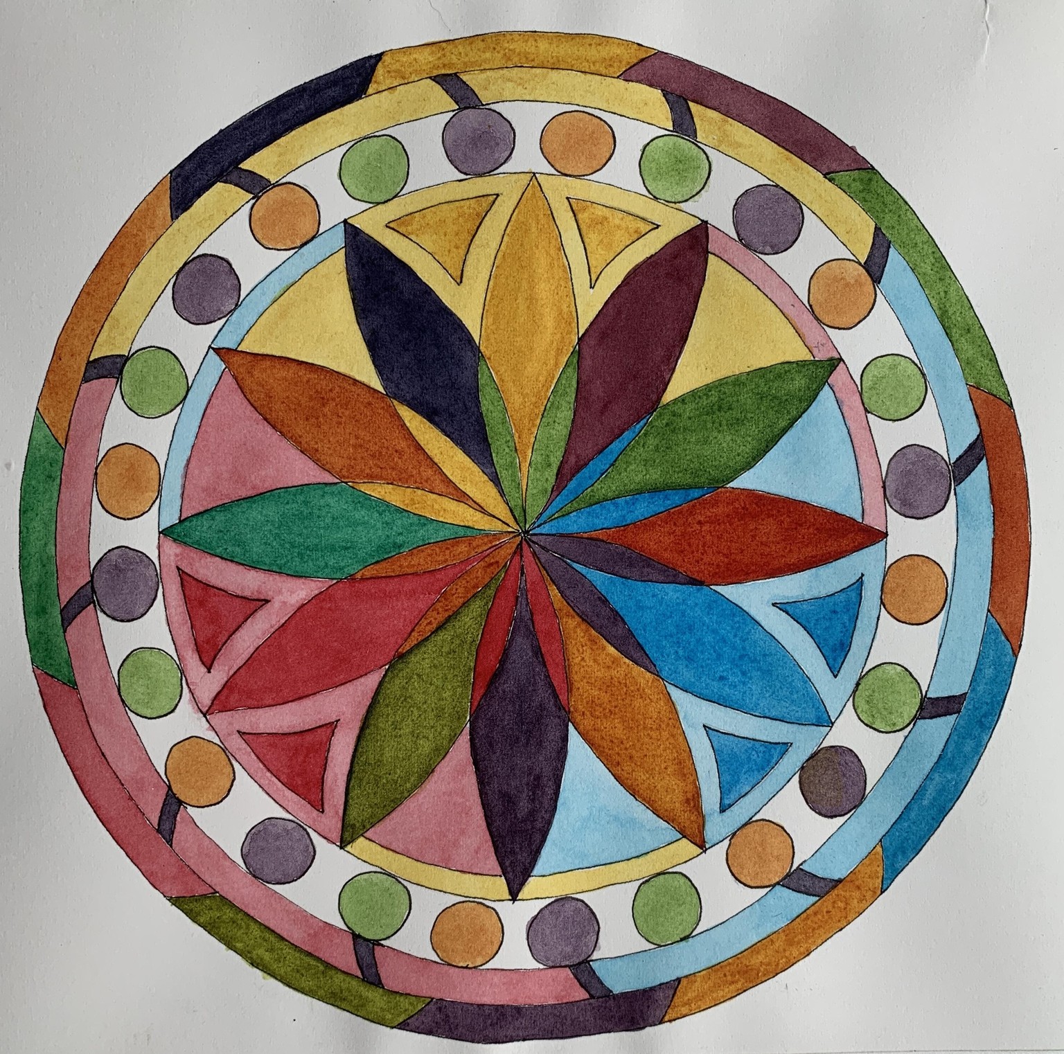 Flower Petal Mandalas - image 4 - student project