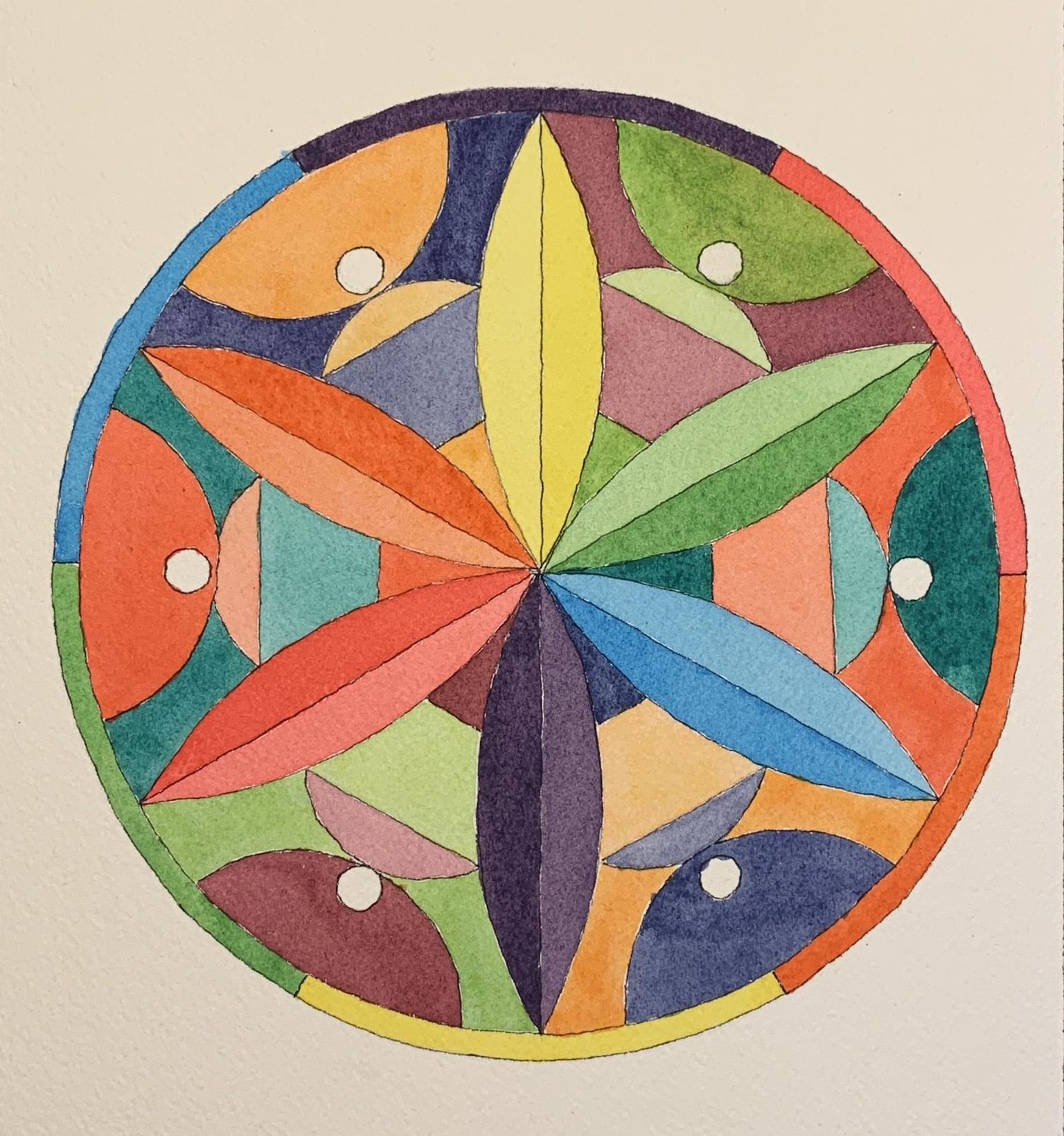 Flower Petal Mandalas - image 2 - student project