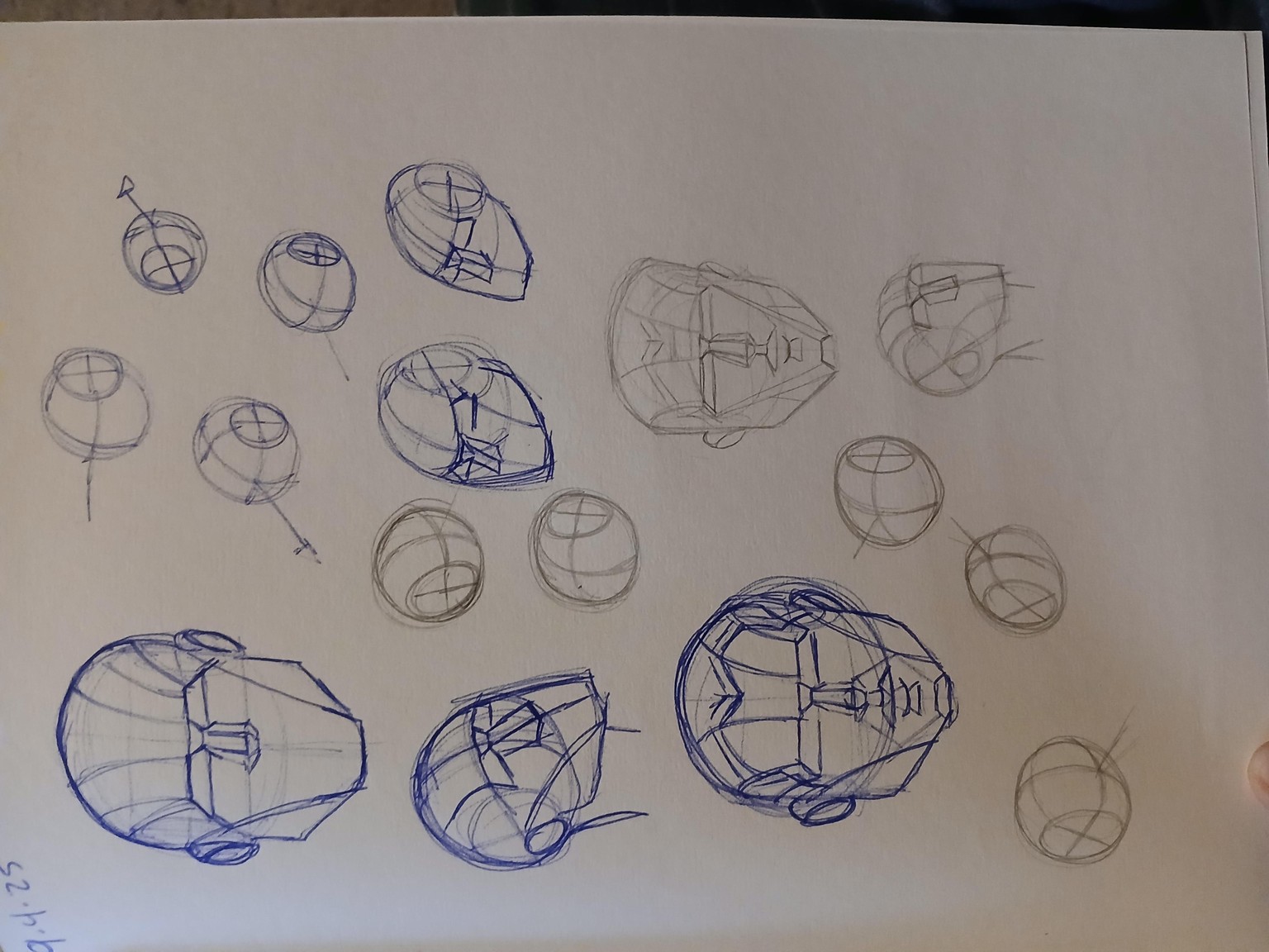 Drawing the plans of the head - image 2 - student project