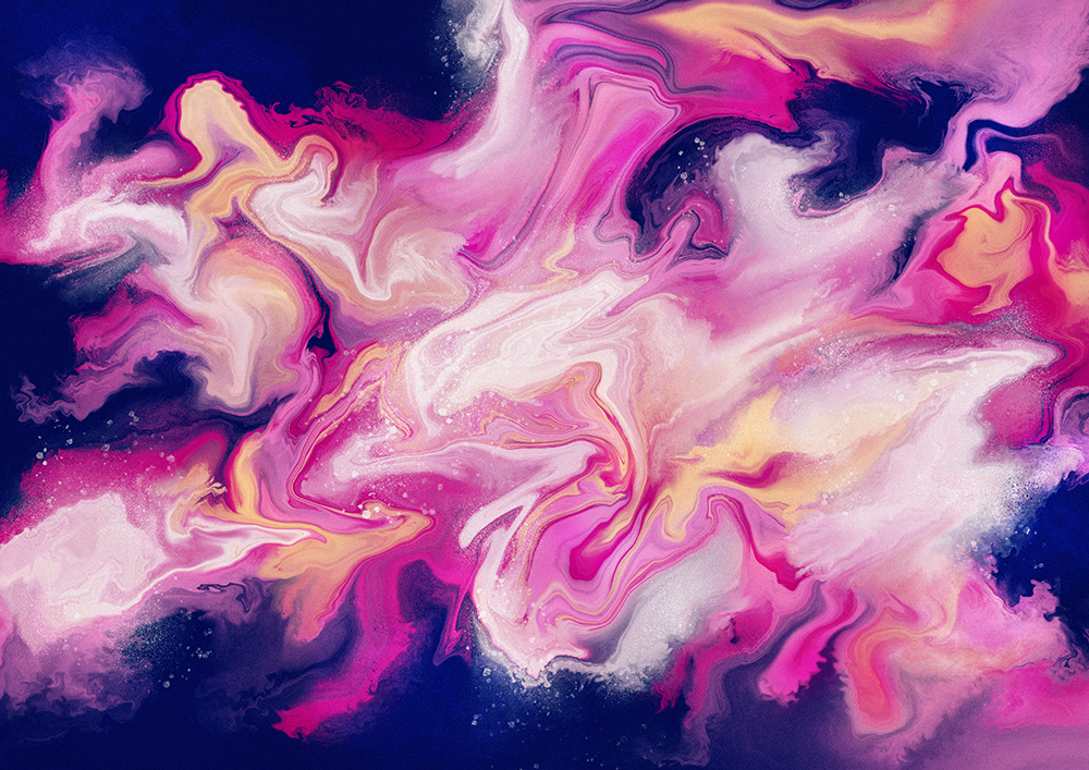 Pink nebula - image 1 - student project