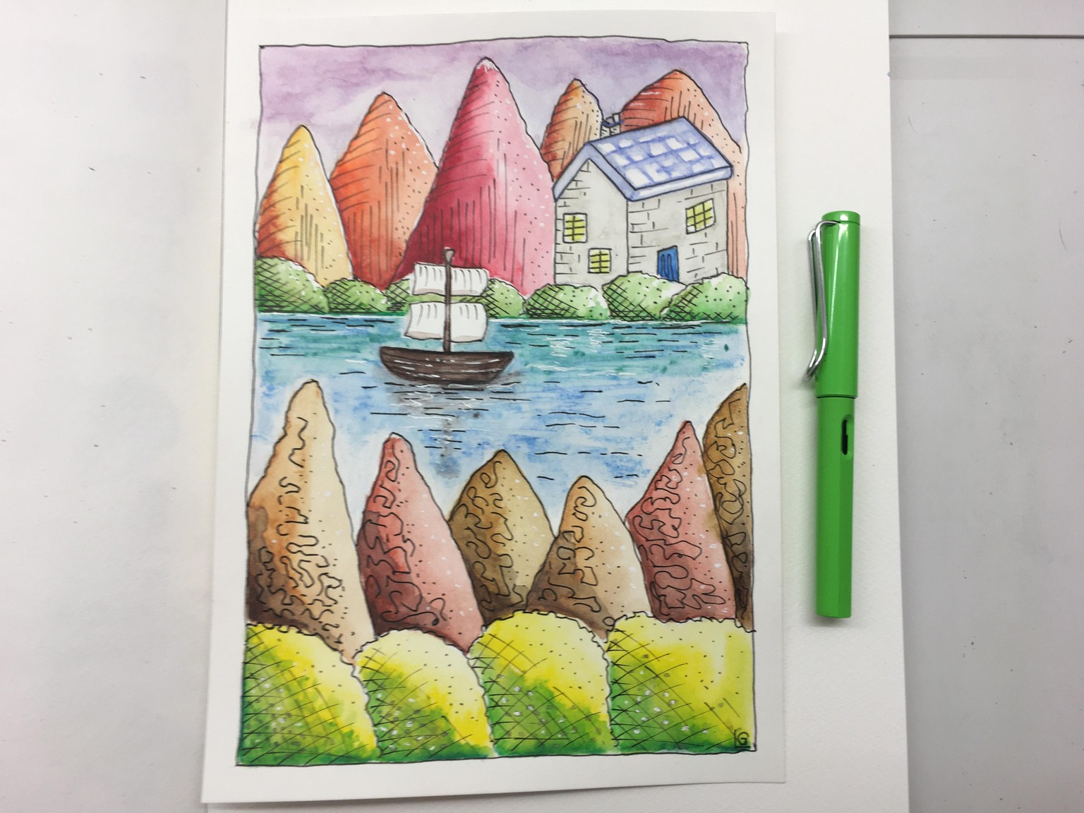 Watercolor pencils for Beginners - image 1 - student project