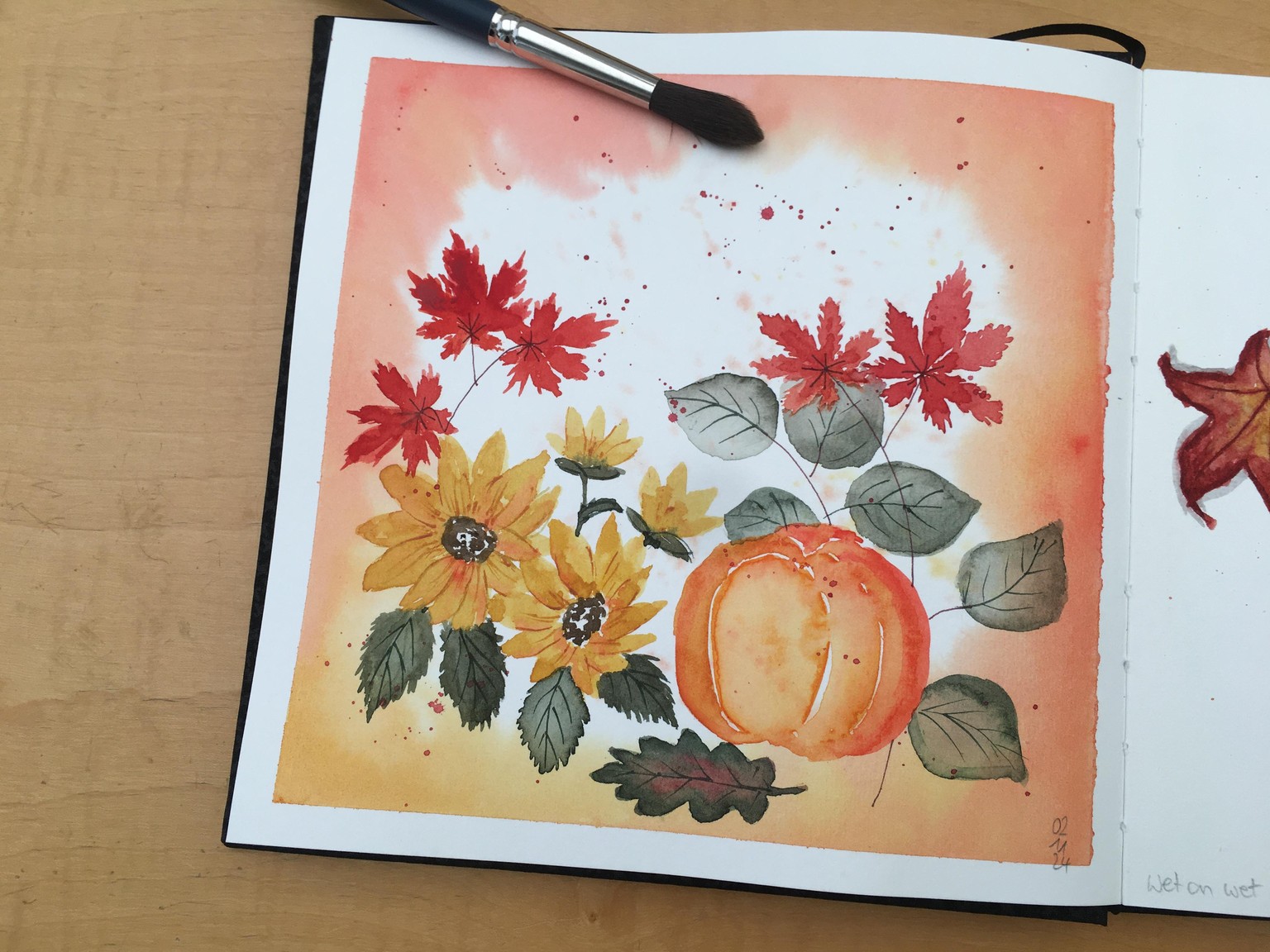 Autumn Watercolors - image 2 - student project