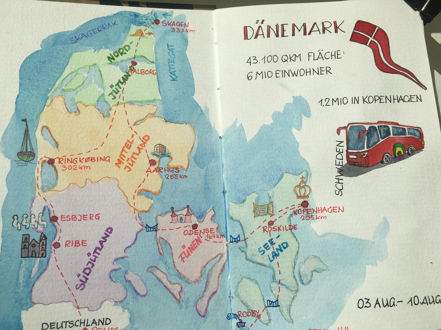 Keeping a Travel Sketchbook - image 1 - student project