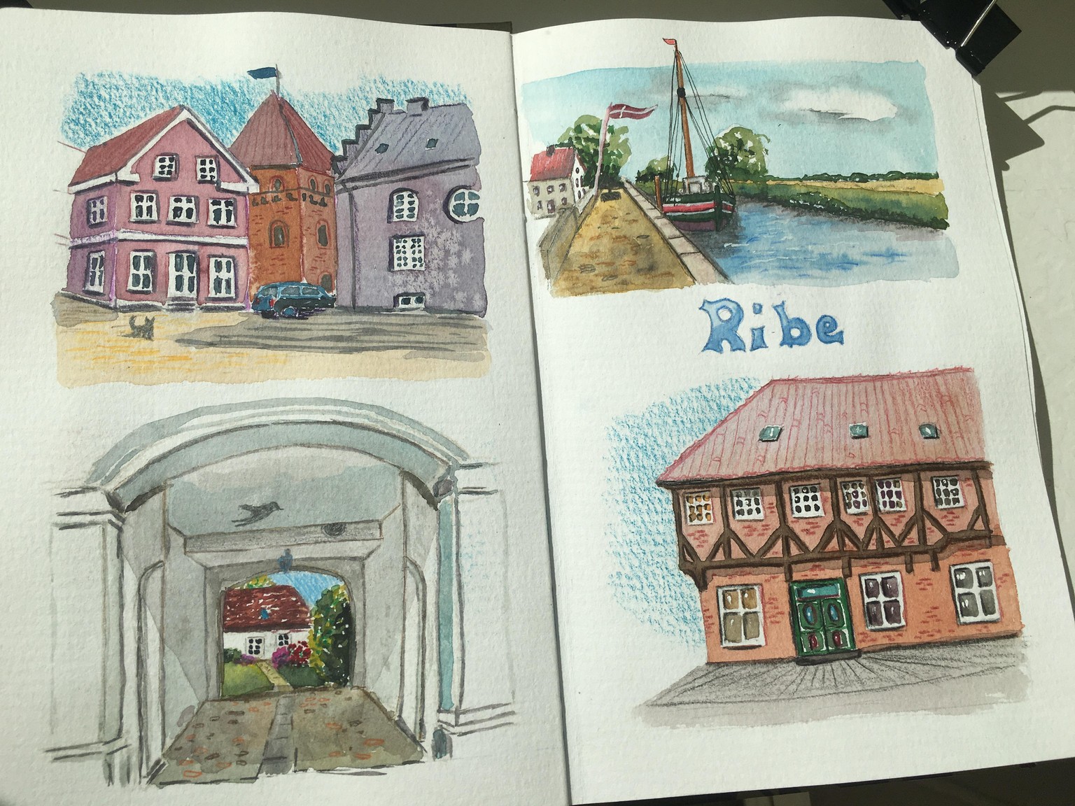 Keeping a Travel Sketchbook - image 3 - student project