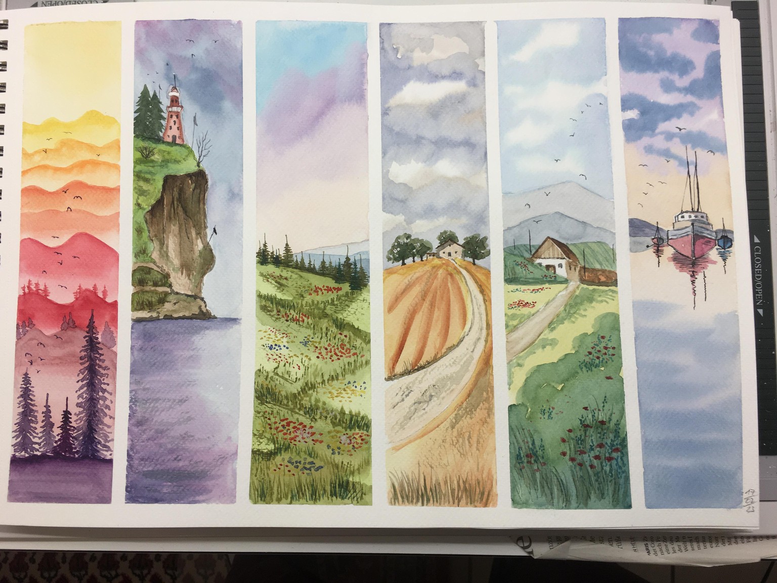 Bookmark Painting - image 1 - student project
