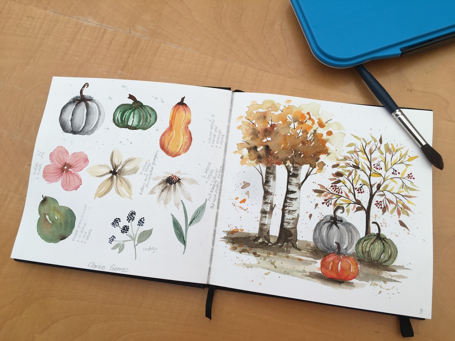 Loose Watercolor: Painting Autumn Compositions - image 1 - student project